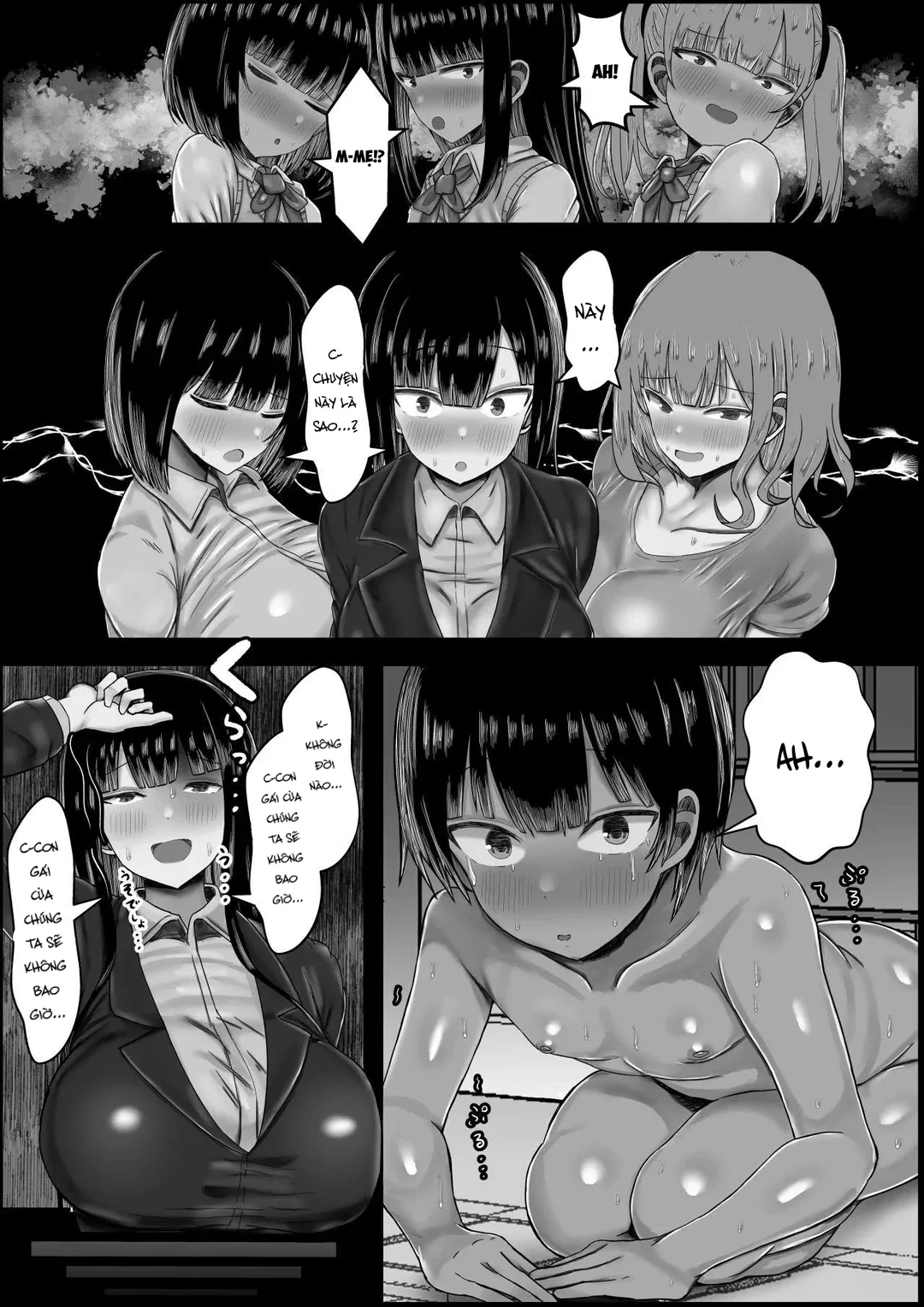 HentaiVN.net - Ảnh 4 - Tôi và 3 bà mẹ - Chap 1