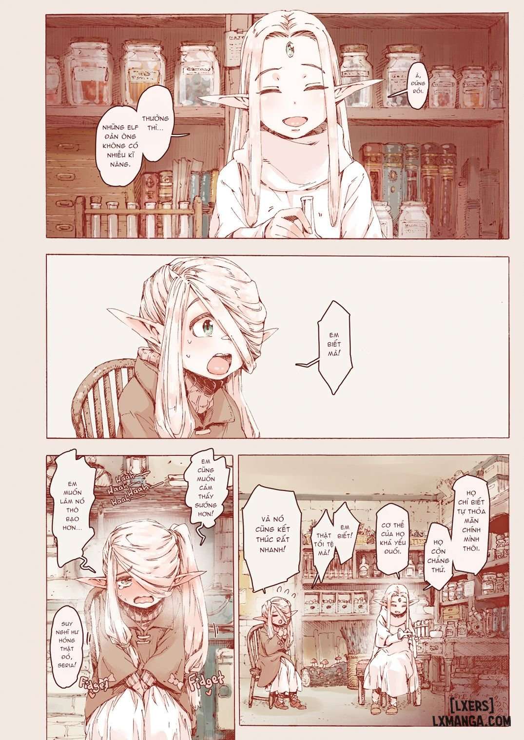 HentaiVN.net - Ảnh 4 - The Little Elf and the Savage Beastmen [J18] - 1_oneshot