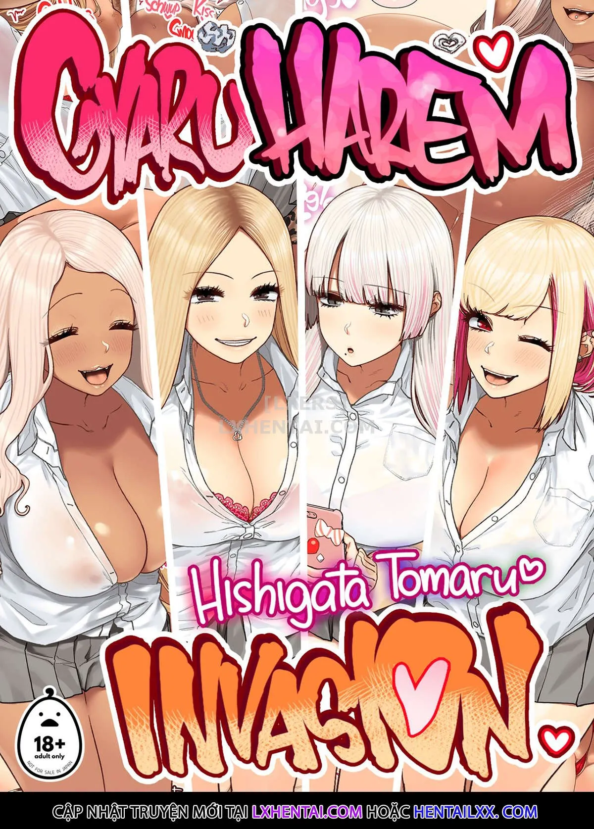 HentaiVN.net - Ảnh 4 - Gyaru Harem Invasion - 1_oneshot