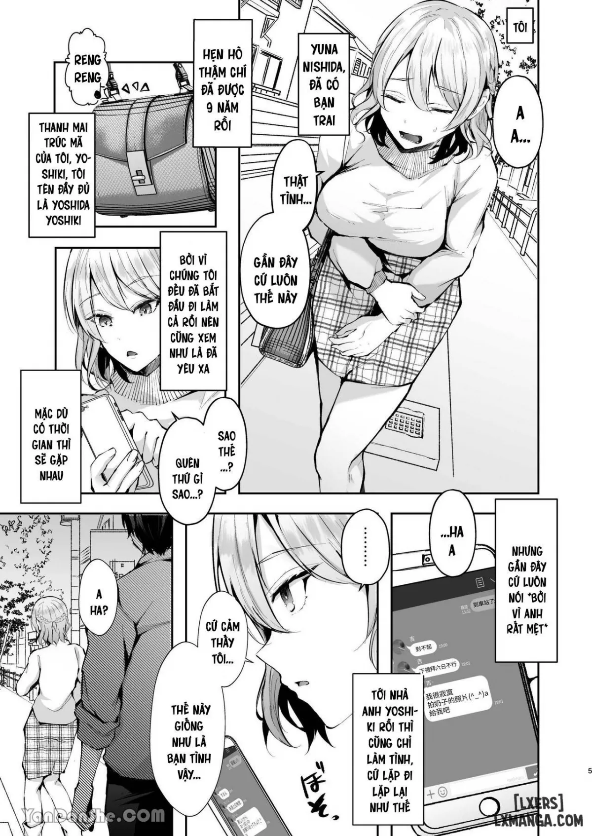 HentaiVN.net - Ảnh 5 - Shuchaku Dekiai erito Kohai Hinaki kimi wa toro ama Dekakuri Kaihatsu de Kareshi mochi no Watashi o Ryakudatsu Shimashita - 1_oneshot