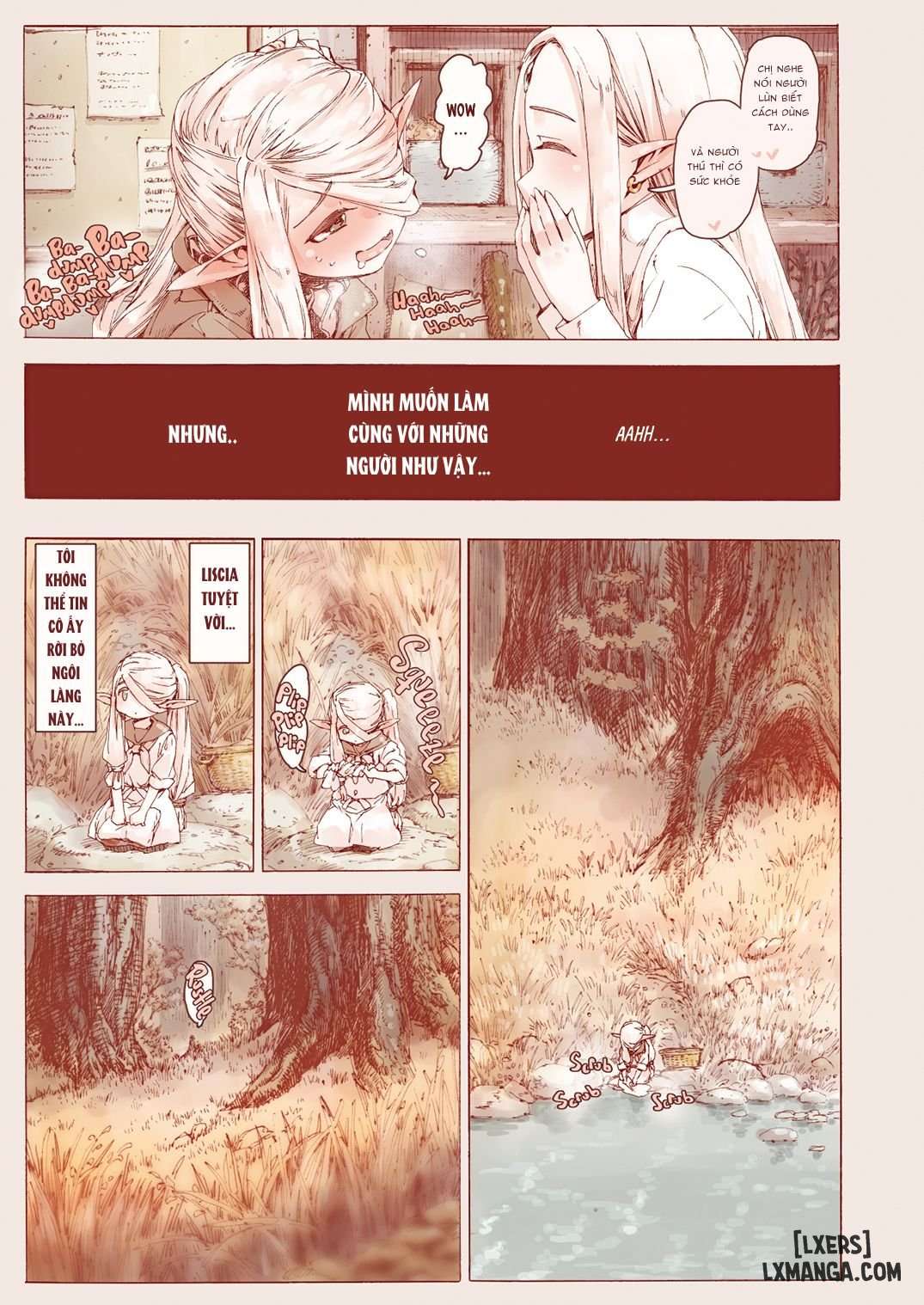 HentaiVN.net - Ảnh 5 - The Little Elf and the Savage Beastmen [J18] - 1_oneshot