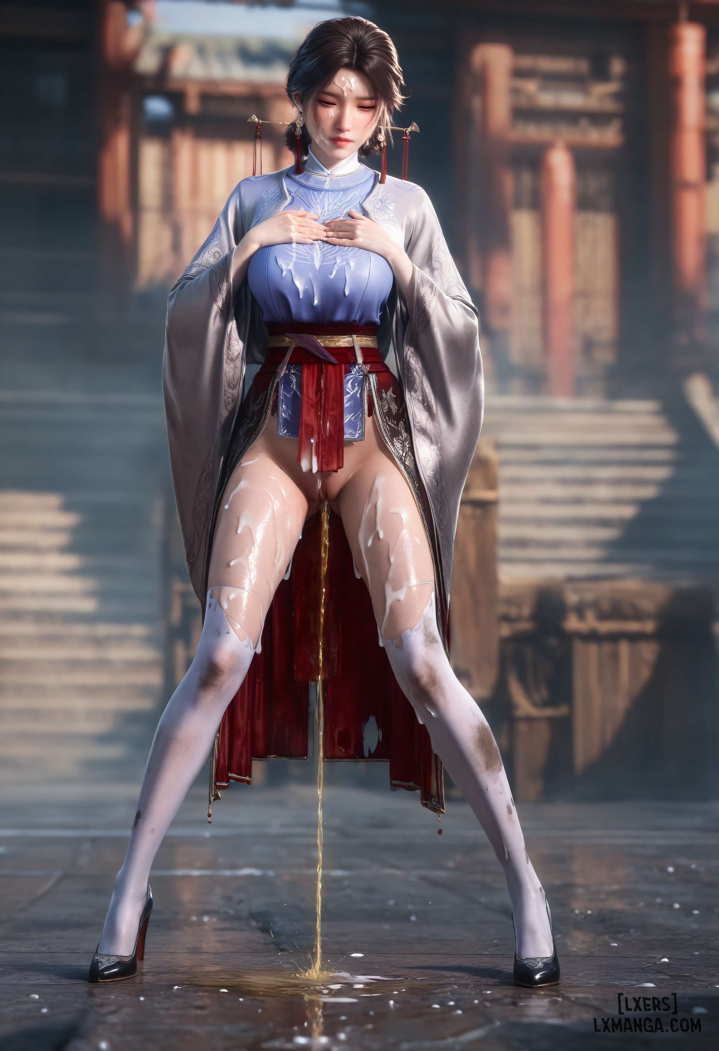 HentaiVN.net - Ảnh 59 - Mục Thần Ký [AI Generated] - 1_oneshot