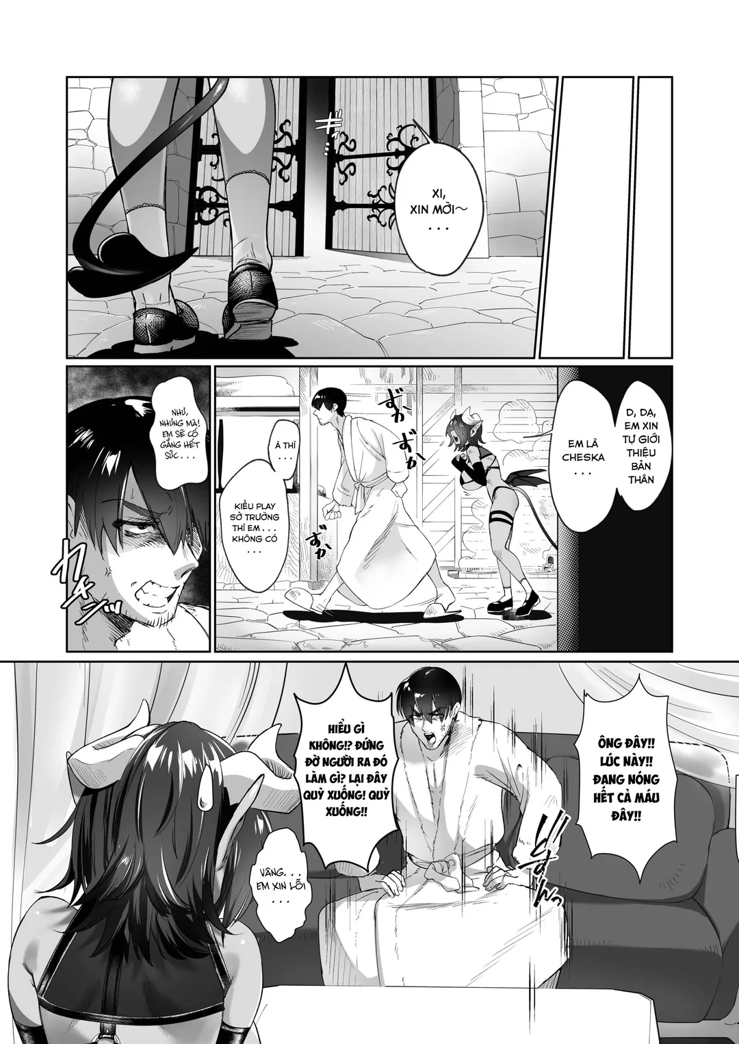 HentaiVN.net - Ảnh 7 - Hopeless Succubus! - Chap 1
