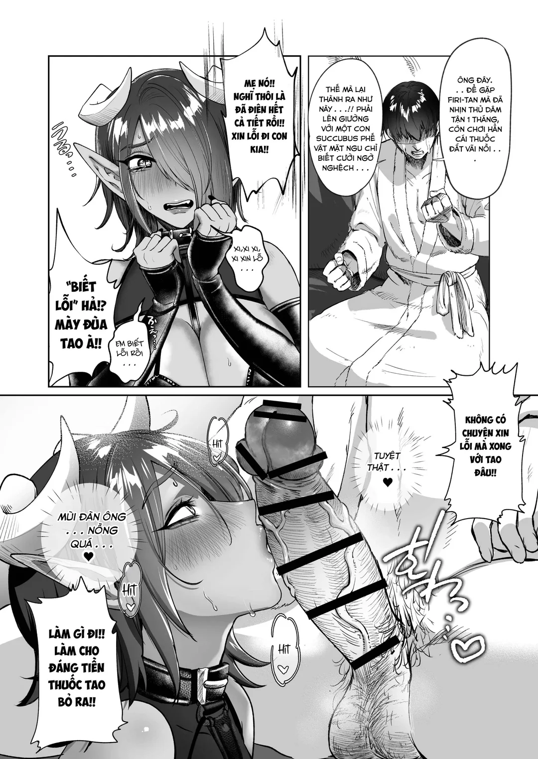HentaiVN.net - Ảnh 8 - Hopeless Succubus! - Chap 1