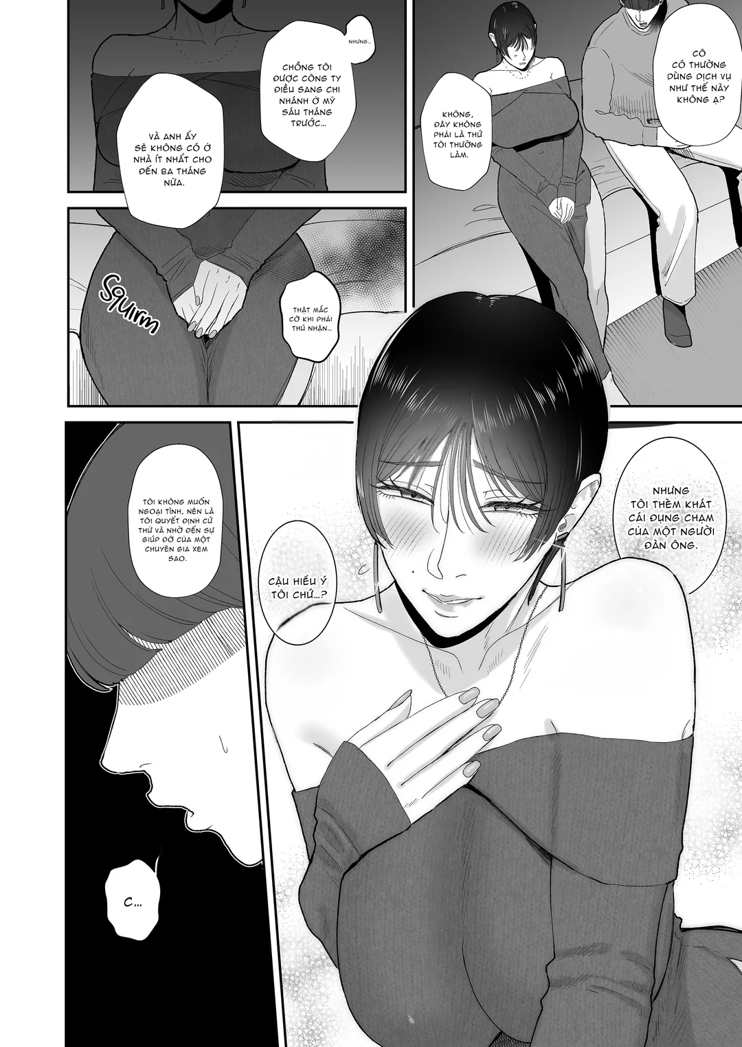 HentaiVN.net - Ảnh 7 - Bị nuốt chửng bởi bà nội trợ dâm đãng - oneshot