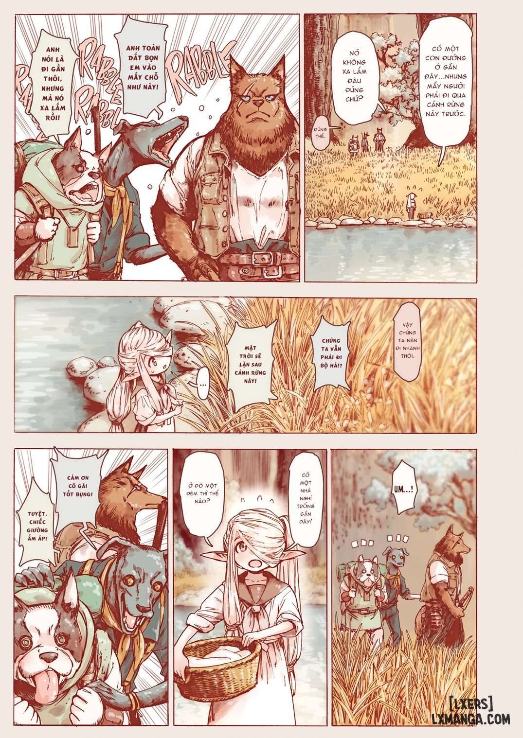 HentaiVN.net - Ảnh 7 - The Little Elf and the Savage Beastmen [J18] - 1_oneshot