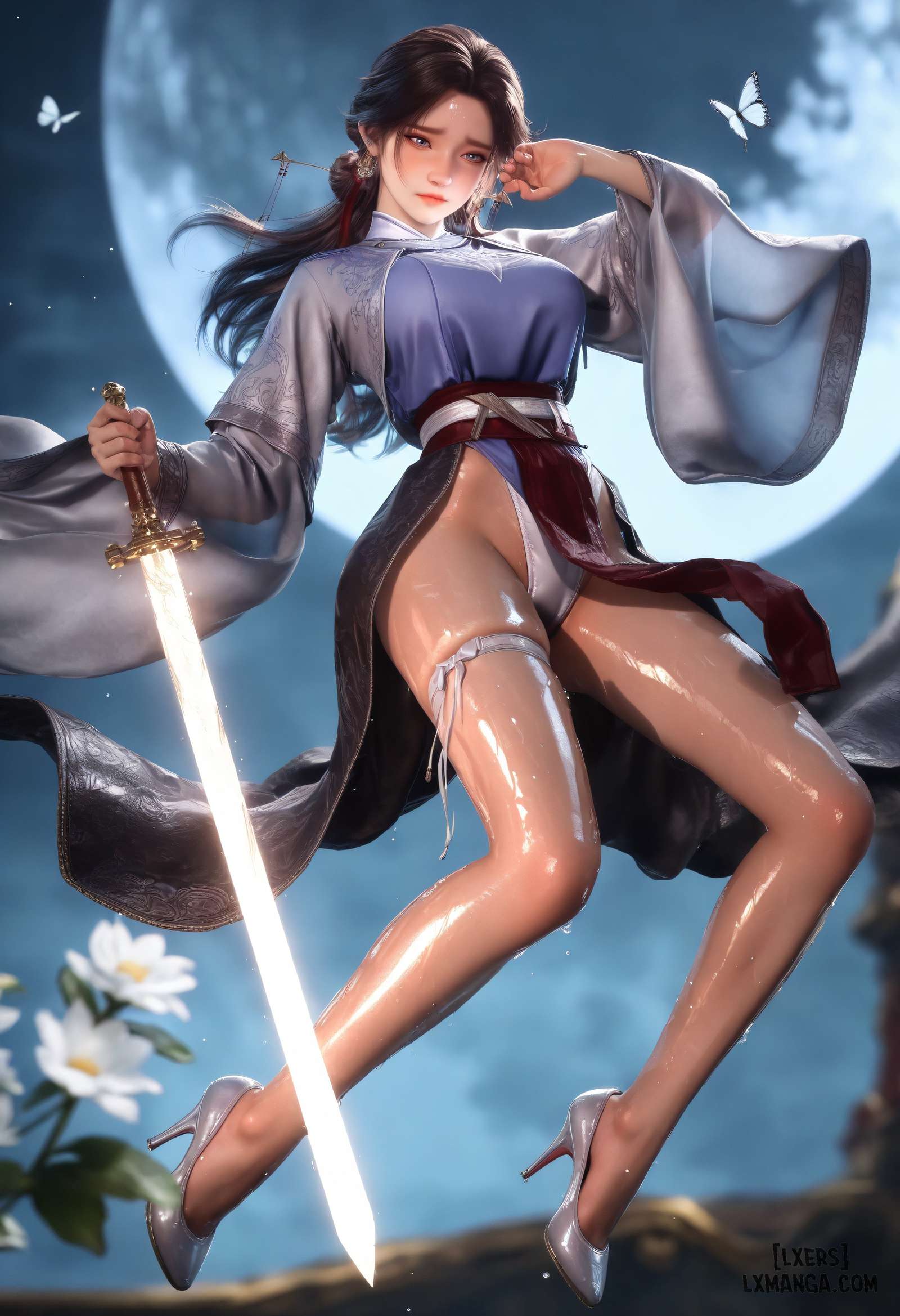 HentaiVN.net - Ảnh 87 - Mục Thần Ký [AI Generated] - 1_oneshot