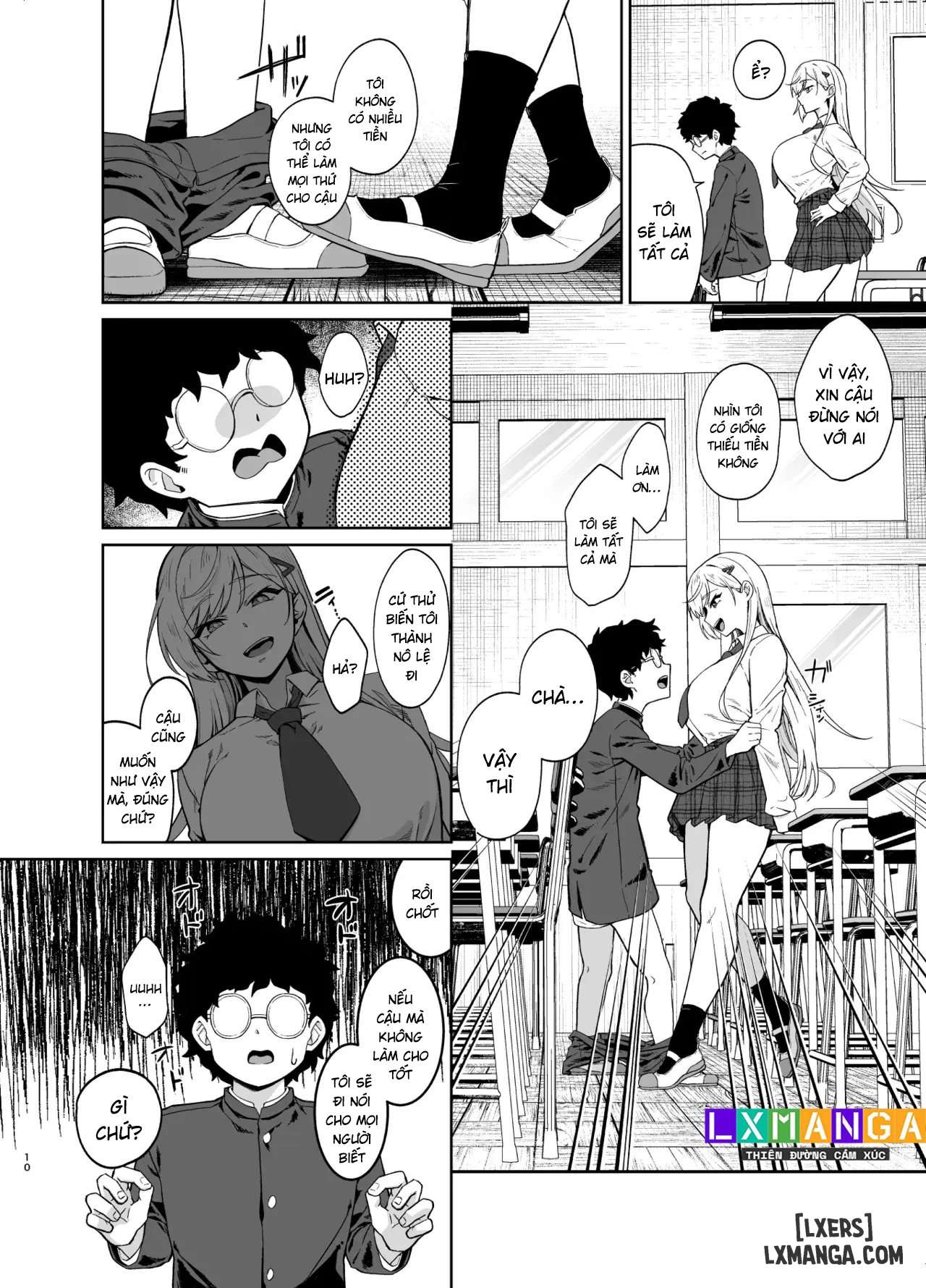 HentaiVN.net - Ảnh 10 - Gal ga Boku no Dorei ni naru Hanashi - Chap 1