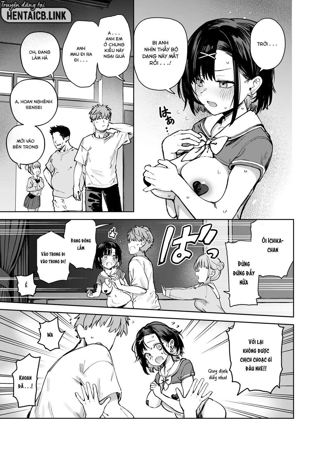 HentaiVN.net - Ảnh 9 - Mò tới lễ hội trường em gái - Oneshot