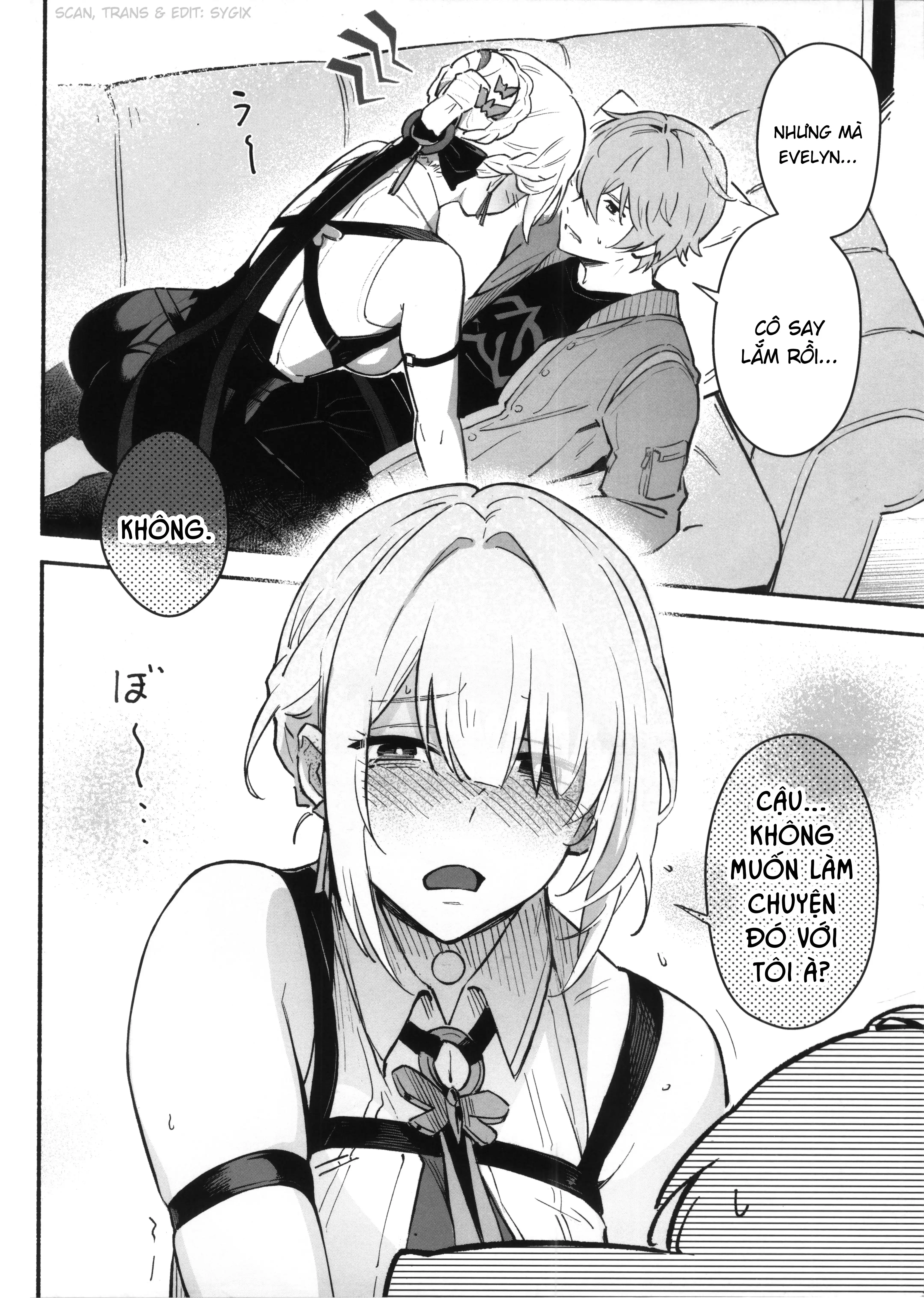 HentaiVN.net - Ảnh 3 - Evelyn-san no hadaka ga mitai hon - Oneshot