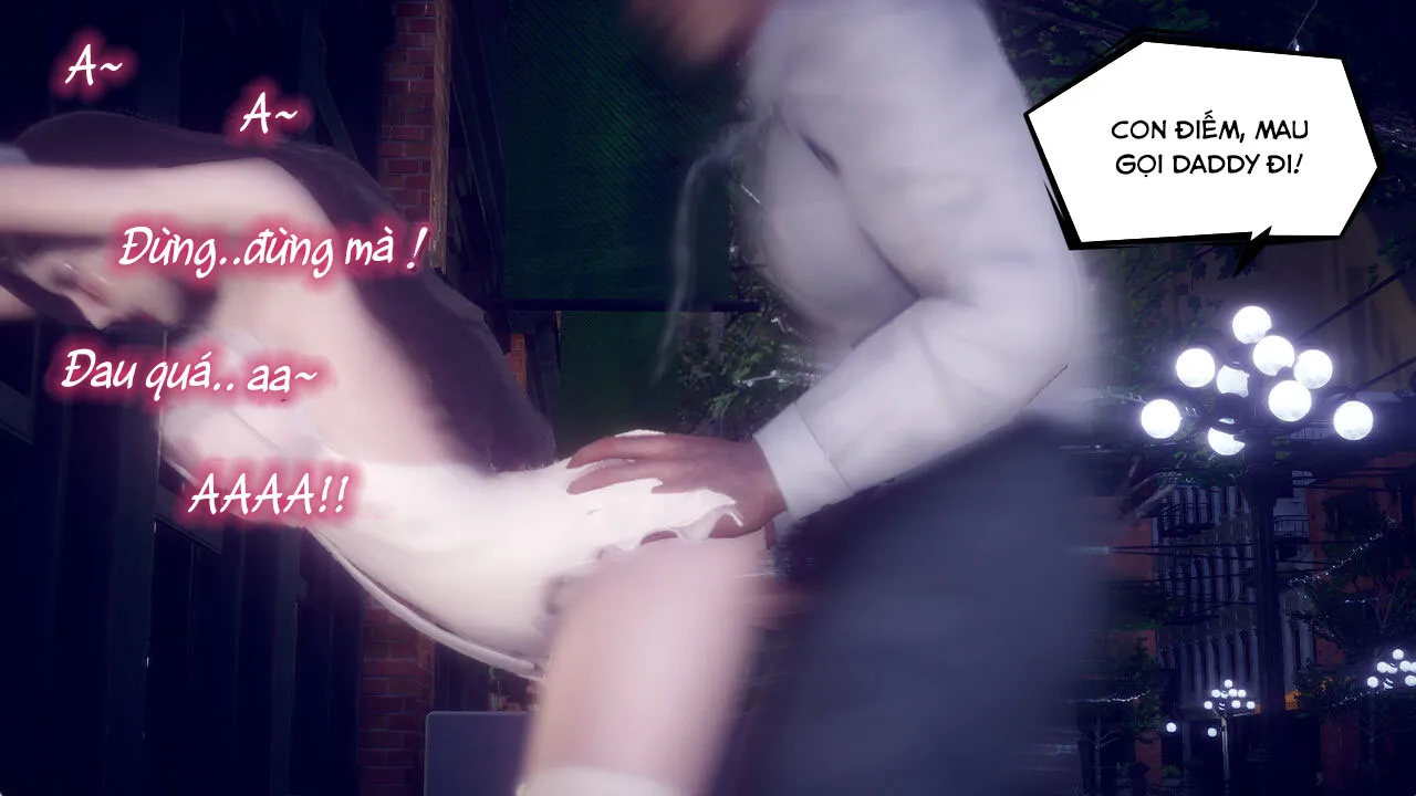 HentaiVN.net - Ảnh 52 - Tiểu Sử Trần Kiều An - Chap 22: Liên tục ăn địt. To quá rồi daddy, chồng ơi đừng qua đây !