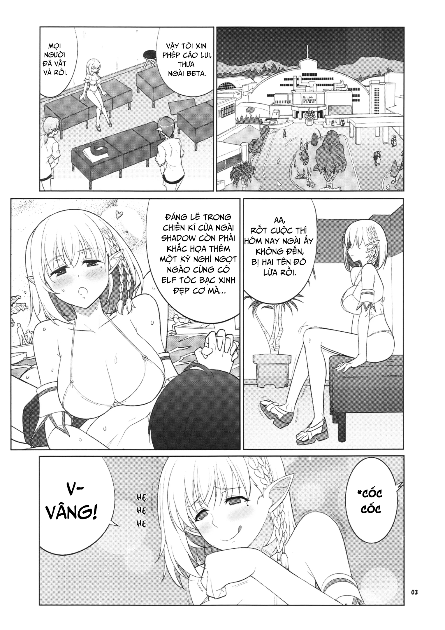HentaiVN.net - Ảnh 3 - Quấy rối Natsume - Oneshot bé elf tóc bạc