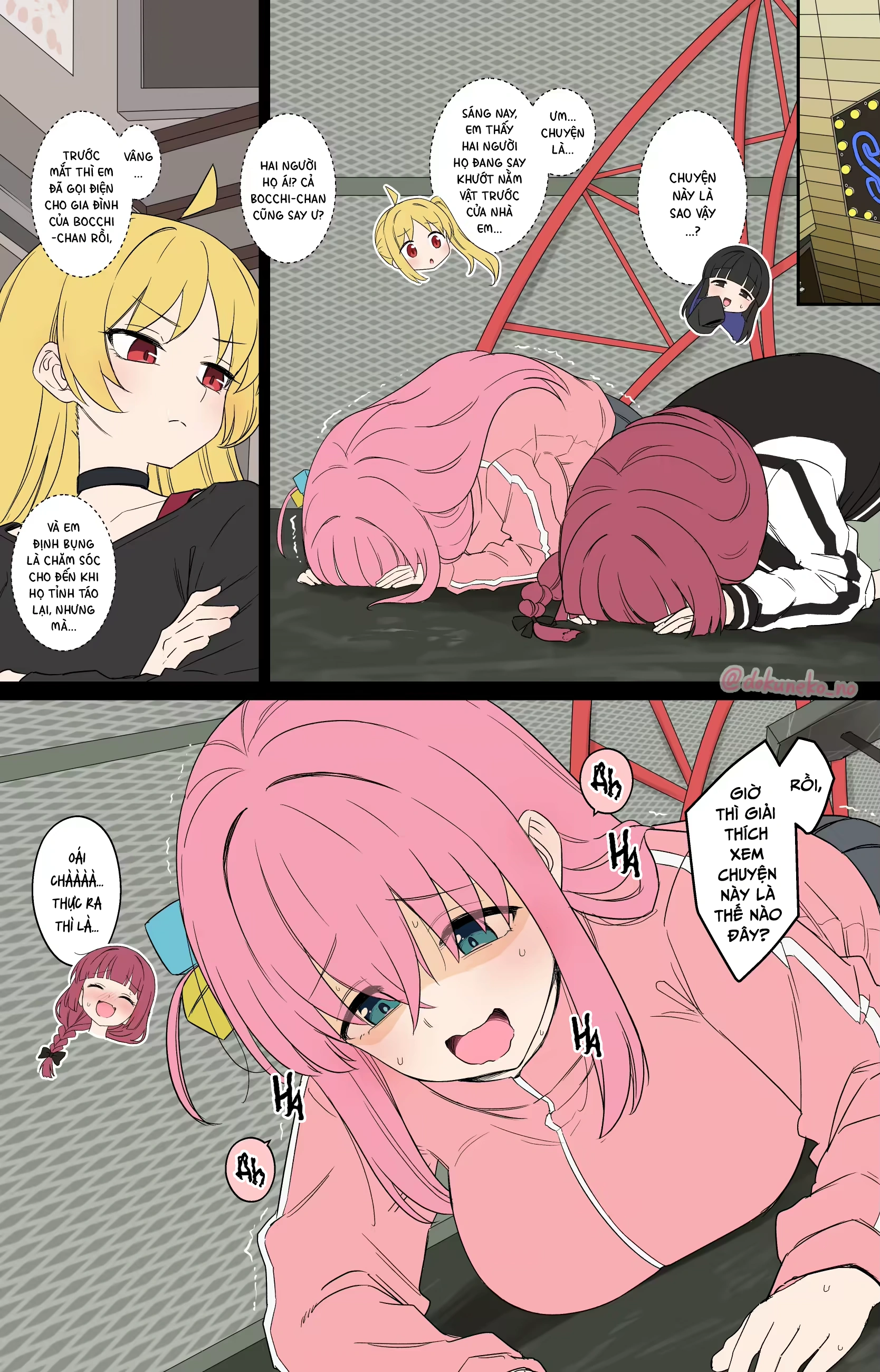 HentaiVN.net - Ảnh 3 - Làm chuyện xấu với Bocchi-Chan đang say xỉn - Oneshot (Center)