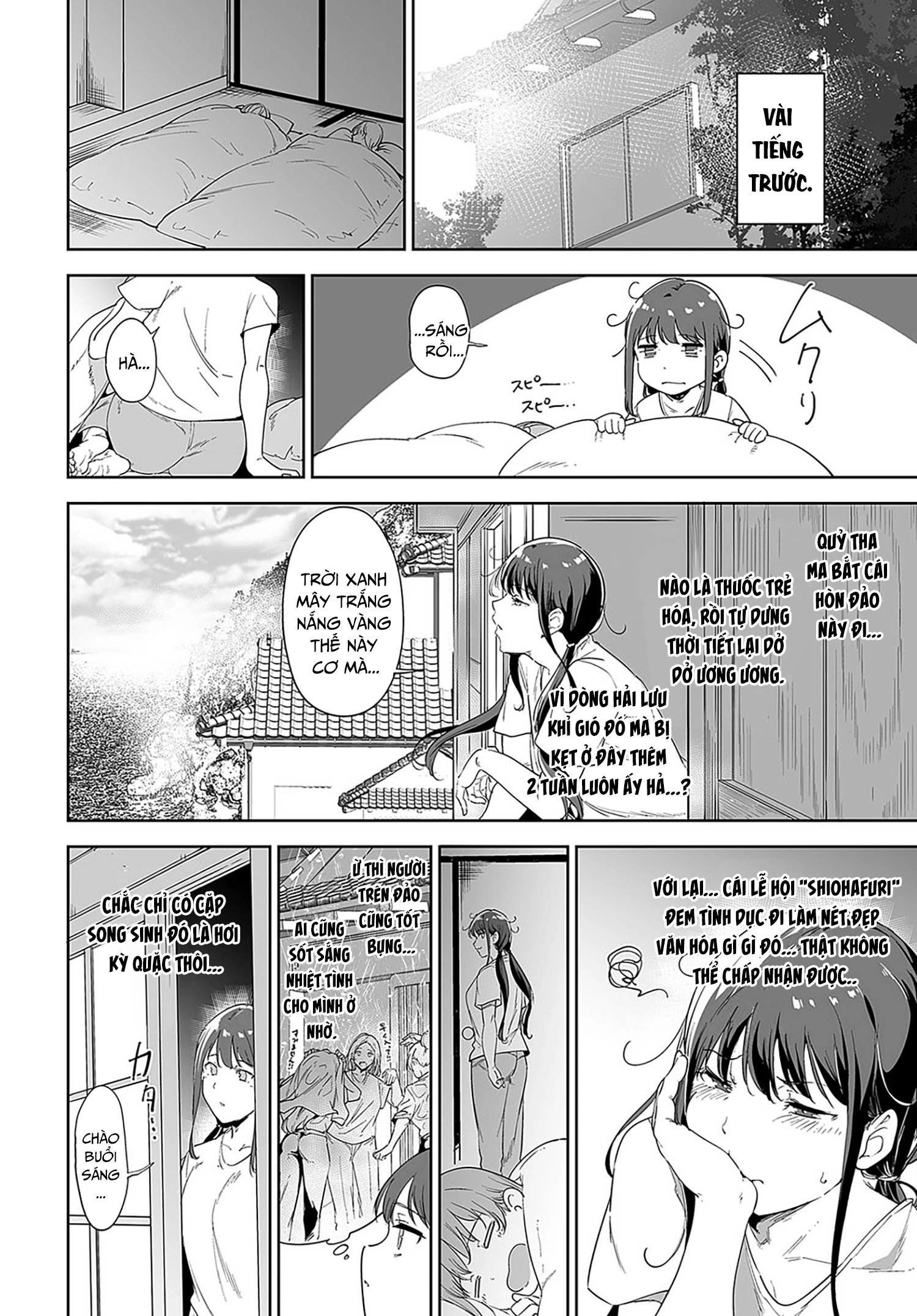 HentaiVN.net - Ảnh 3 - Hòn đảo phi luân lý - Chap 2: Yuri 4 người + Quý bà săn chim.