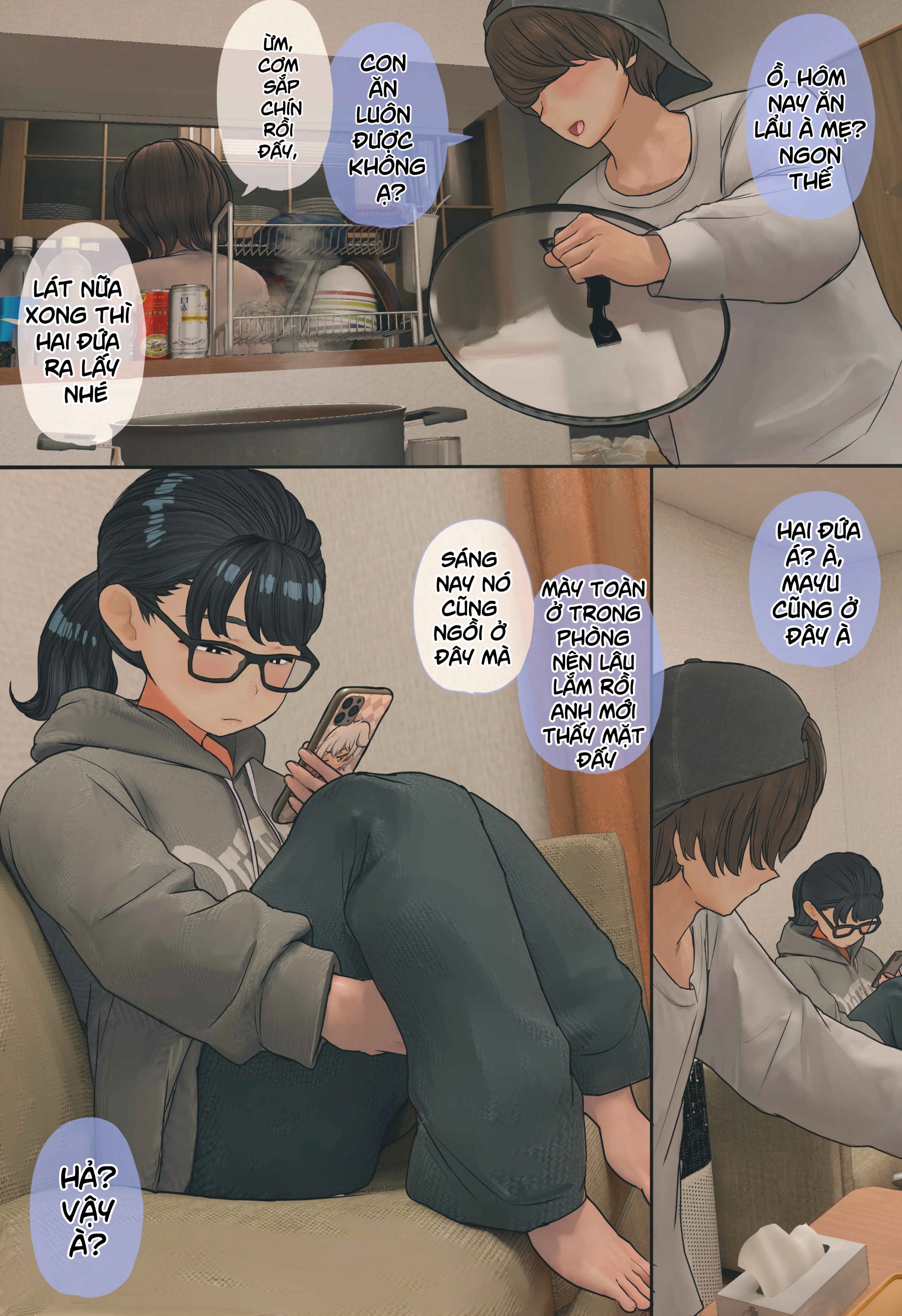 HentaiVN.net - Ảnh 3 - Con em gái wibu - Chap 1