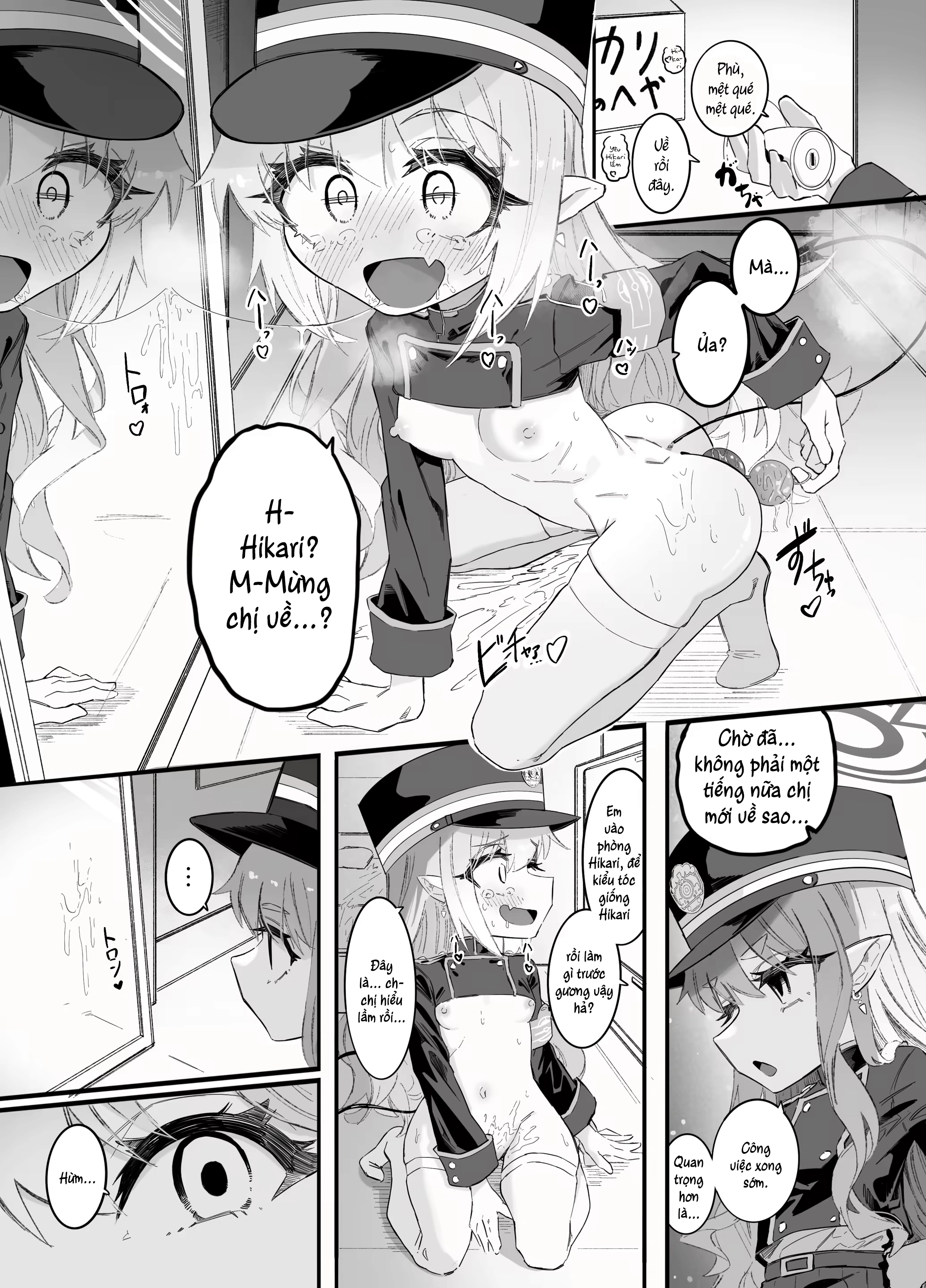 HentaiVN.net - Ảnh 3 - Nozomi Hikari & Đoàn Tàu Yuri Xình Xịch - Oneshot: Sếch Bùng Lổ