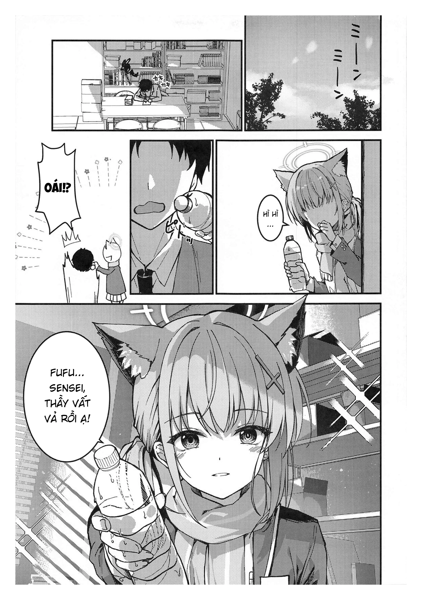 HentaiVN.net - Ảnh 3 - Mizugi Shiroko ga Sukihoudai Shite Kuru Hanashi - One shot khô dái