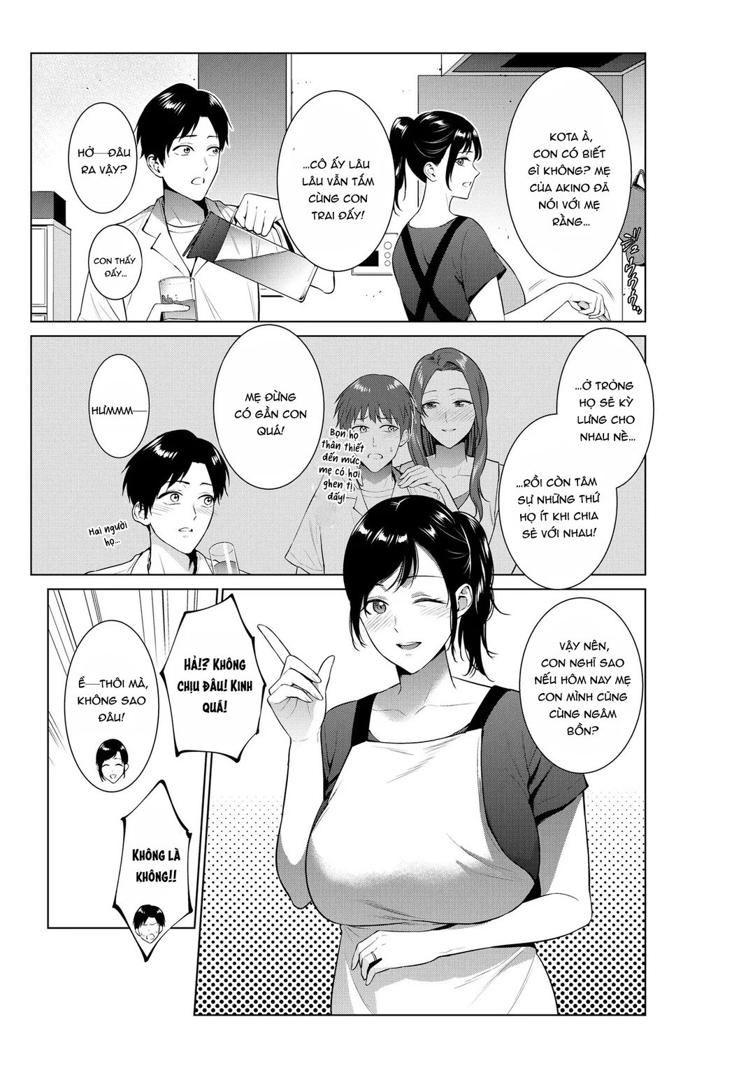 HentaiVN.net - Ảnh 2 - Cuộc sống dâm dục với mẹ bắt đầu từ nhà tắm - Oneshot