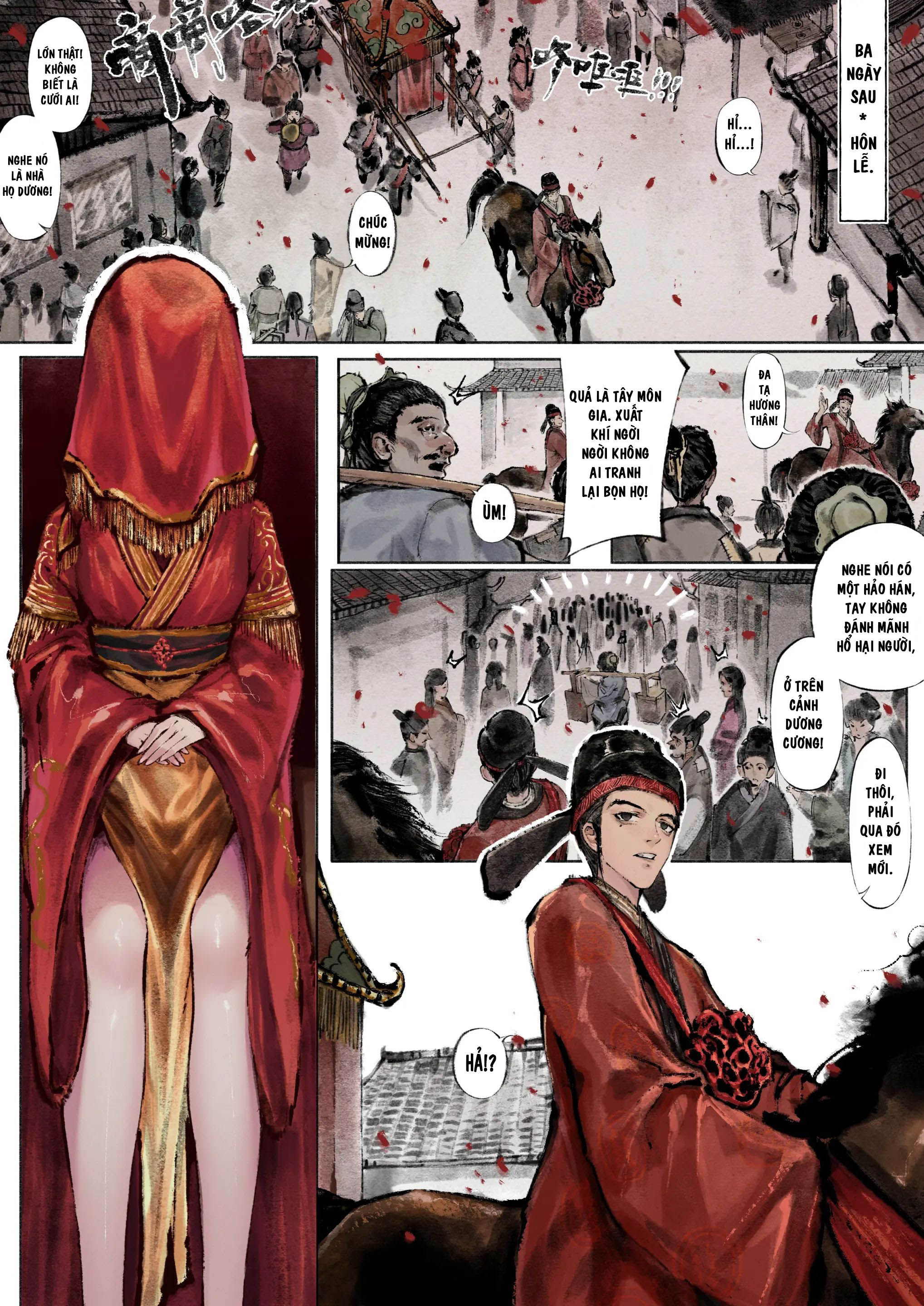 HentaiVN.net - Ảnh 3 - Kim Bình Mai - Chương 5 ( Hỉ Sự)