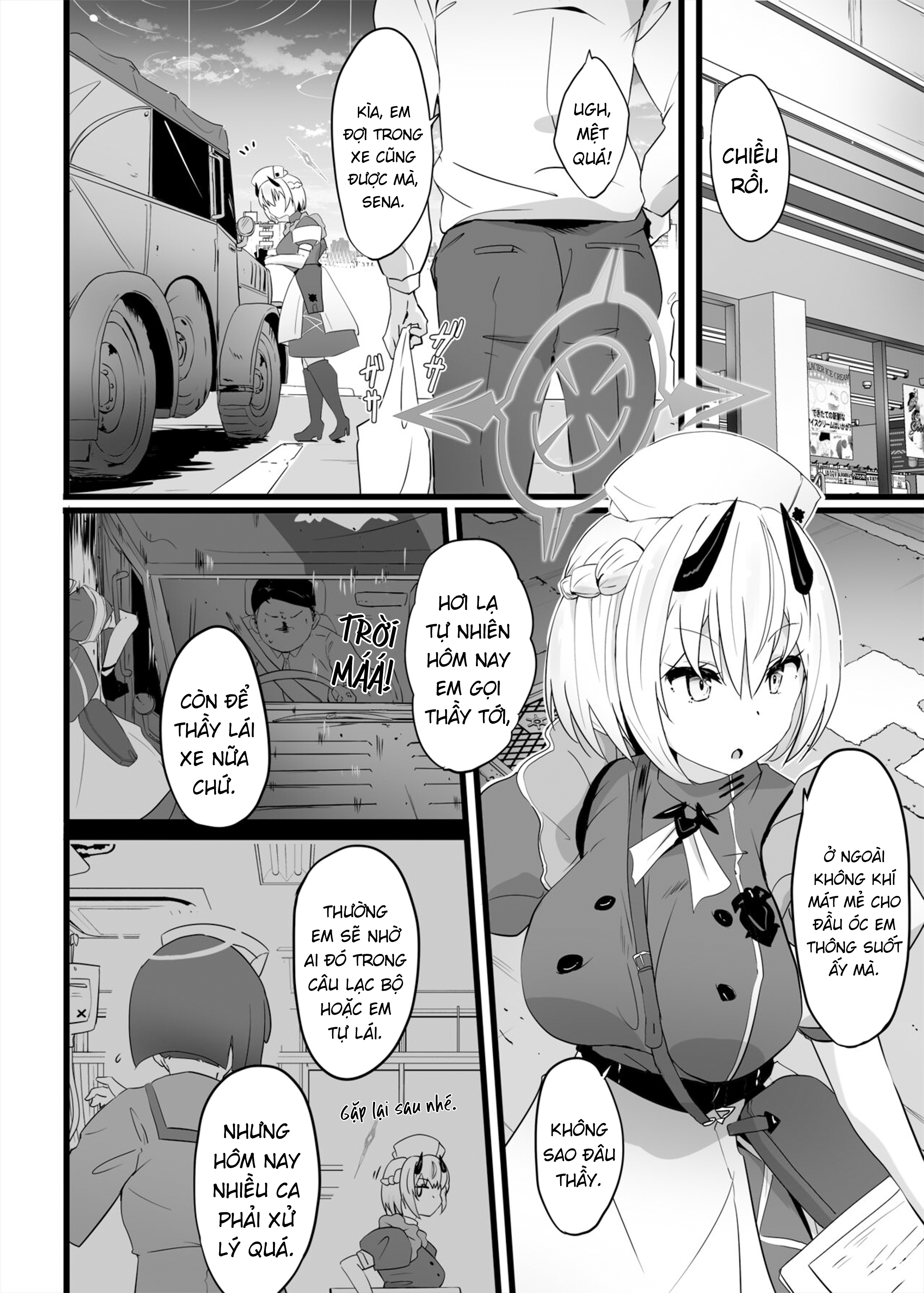 HentaiVN.net - Ảnh 3 - Sena đi chơi xa trên con xe ba ga "Horch 108" - Chap 1