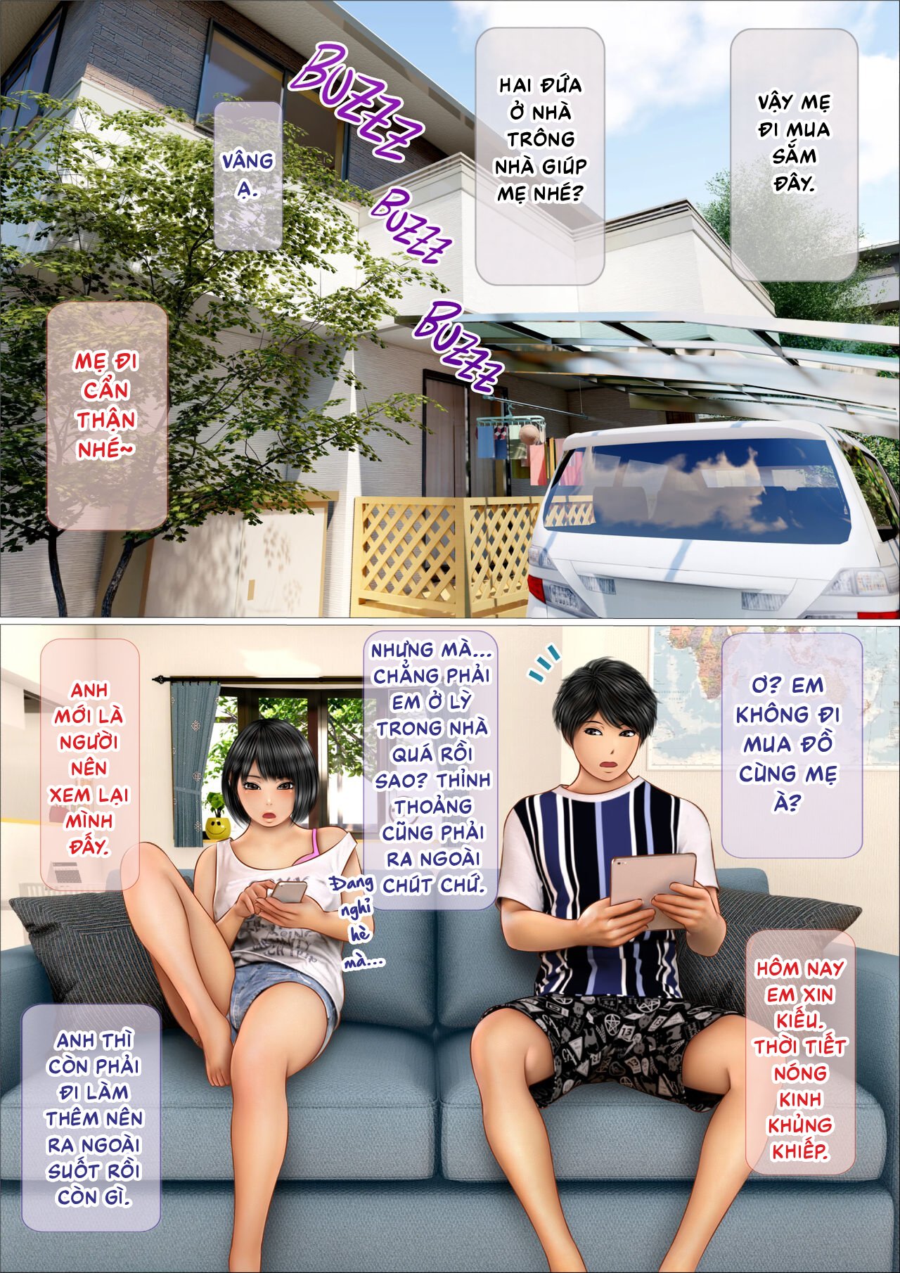 HentaiVN.net - Ảnh 3 - Làm thế nào mà đứa em gái tinh nghịch lại trở thành bạn tình của tôi  - Oneshot