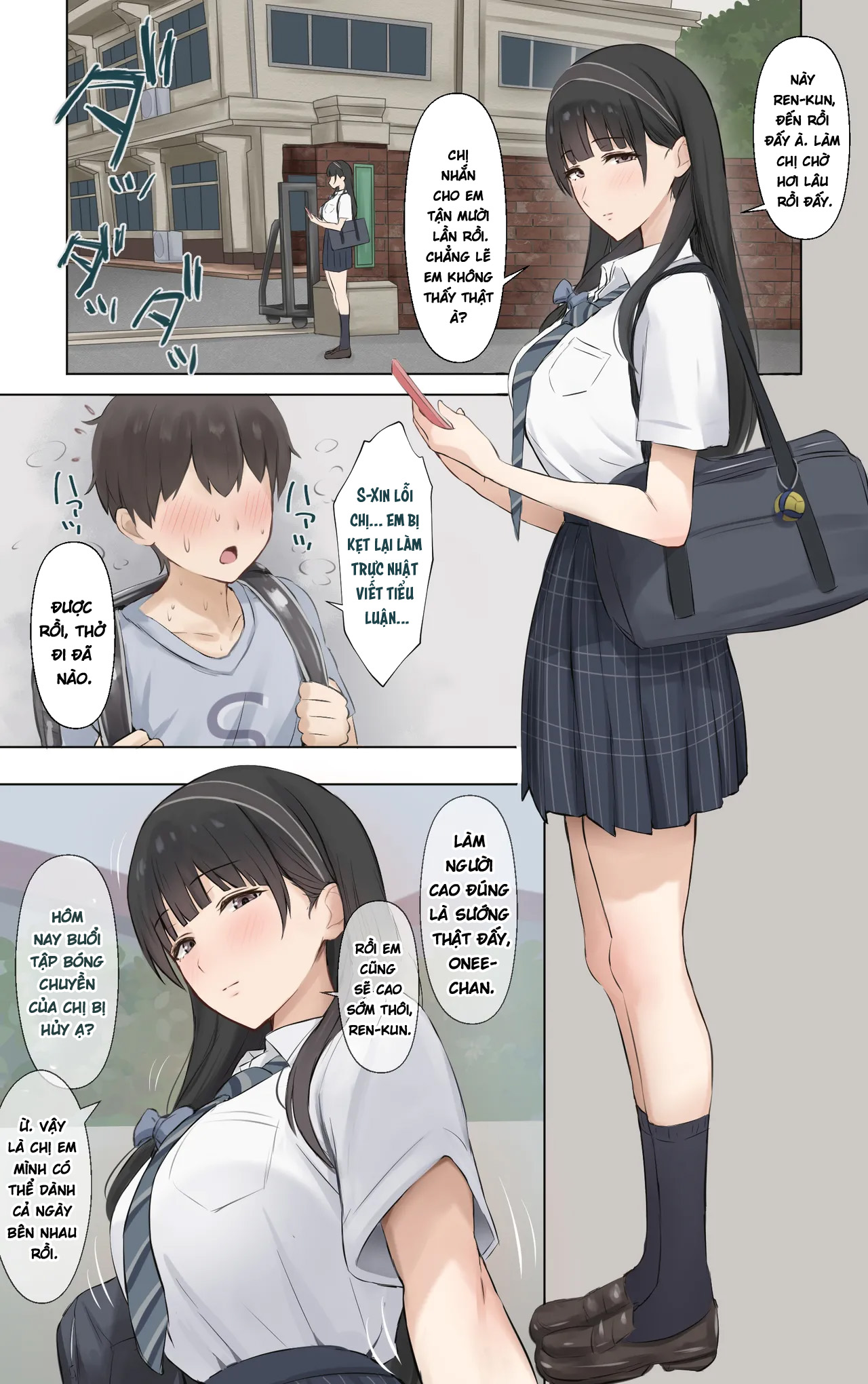 HentaiVN.net - Ảnh 3 - Boku no Onee-chan wa Sekai de Ichiban Tsuyokute kakkoiin da - Oneshot