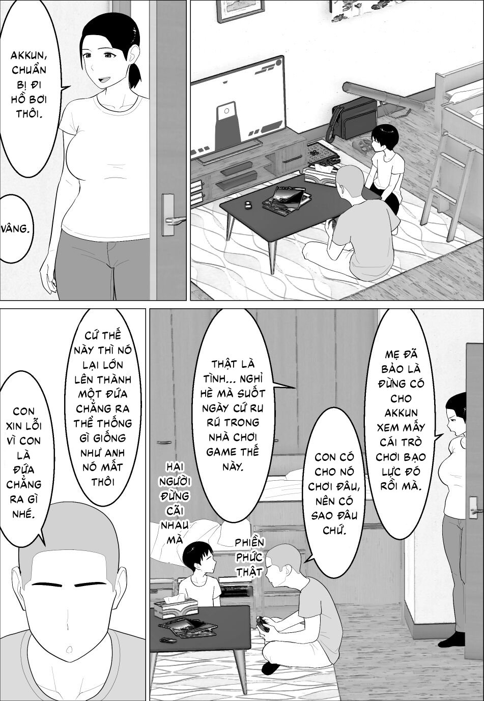 HentaiVN.net - Ảnh 3 - Kaa-san ga Shikoi nante - Chap 1