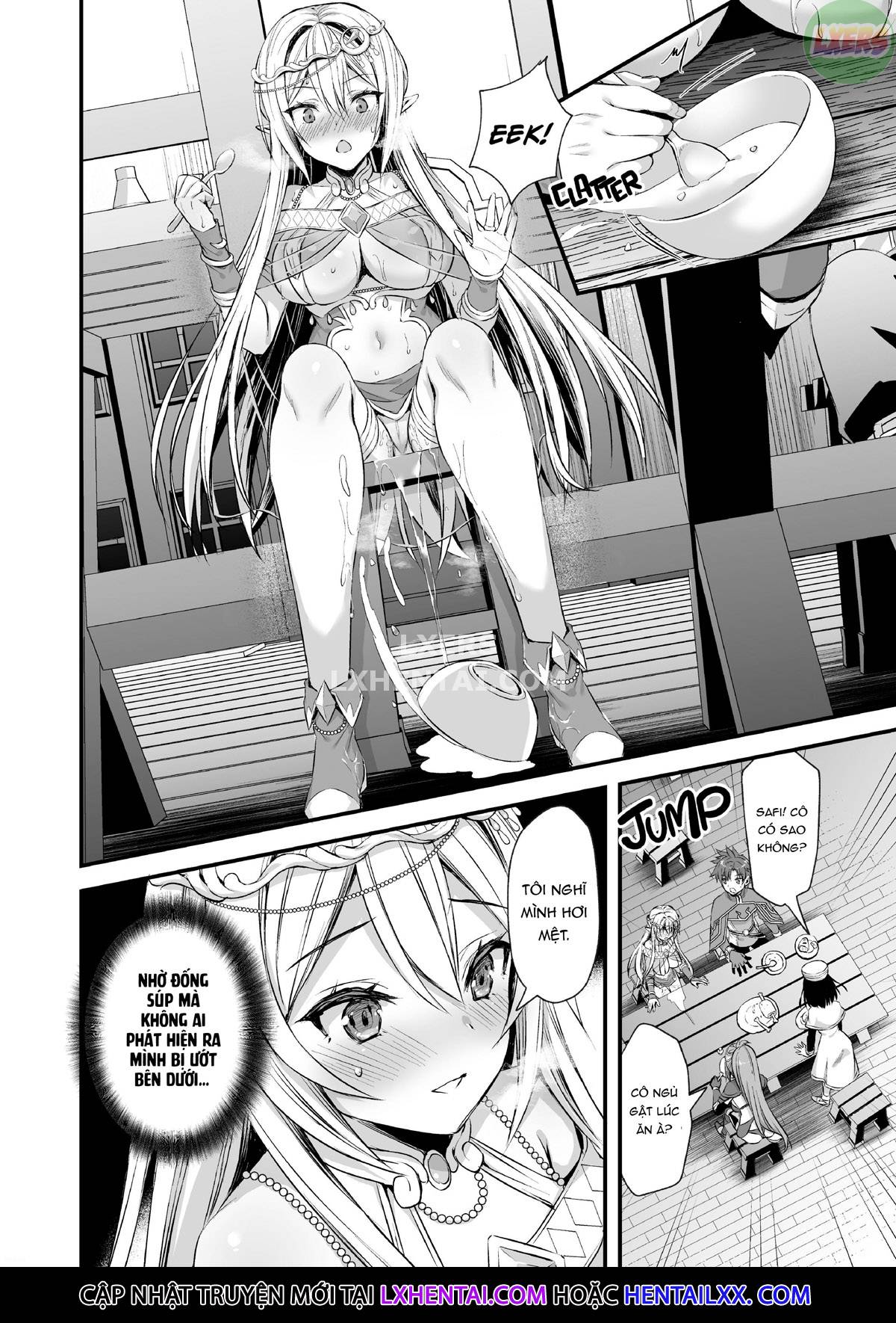 HentaiVN.net - Ảnh 20 - Để mắt đến nàng Elf nóng bỏng ở thế giới khác - Chap 2