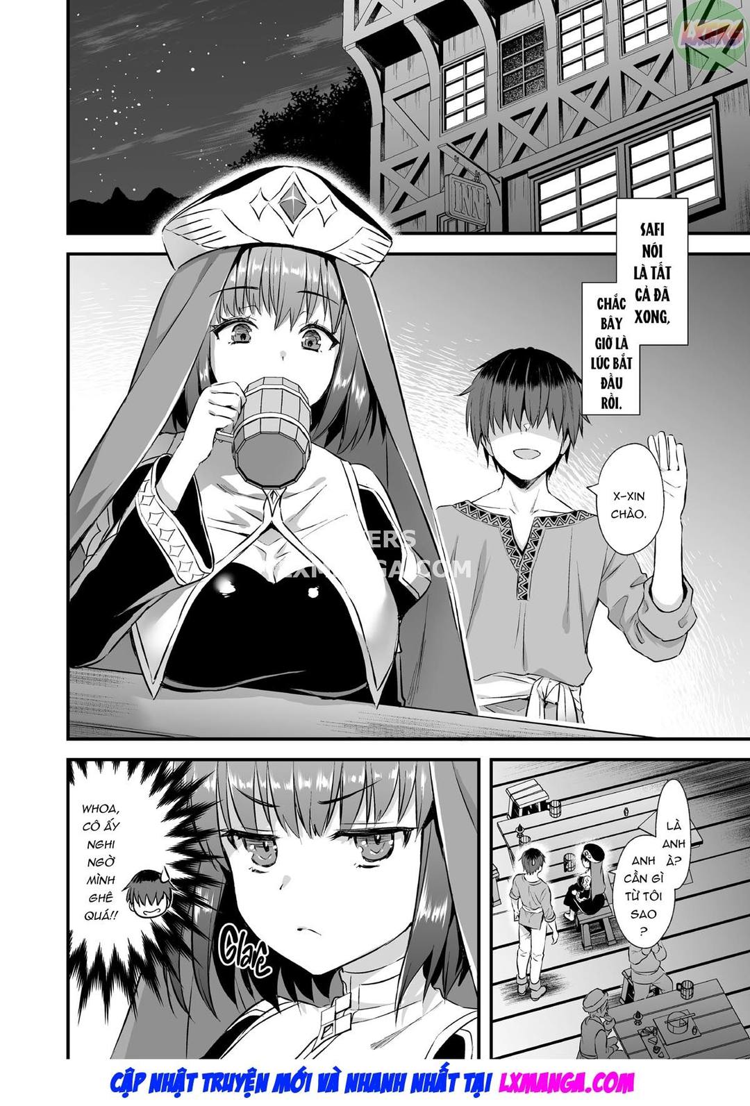 HentaiVN.net - Ảnh 20 - Để mắt đến nàng Elf nóng bỏng ở thế giới khác - Chap 4