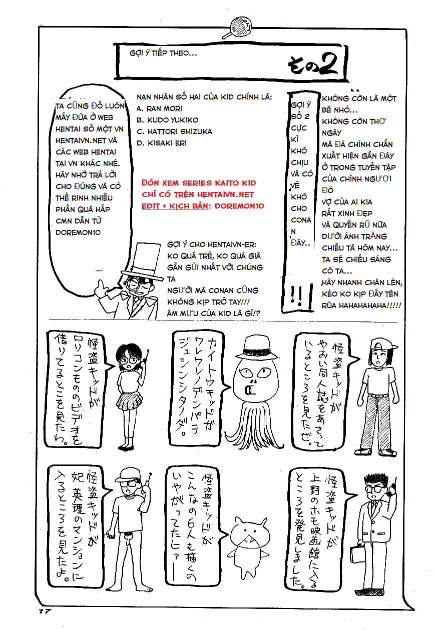 HentaiVN.net - Ảnh 18 - Thánh Conan [Game Of Detective, Trò Chơi Thám Tử] - Chương 6 SERIES KAITO KID 0 File 1
