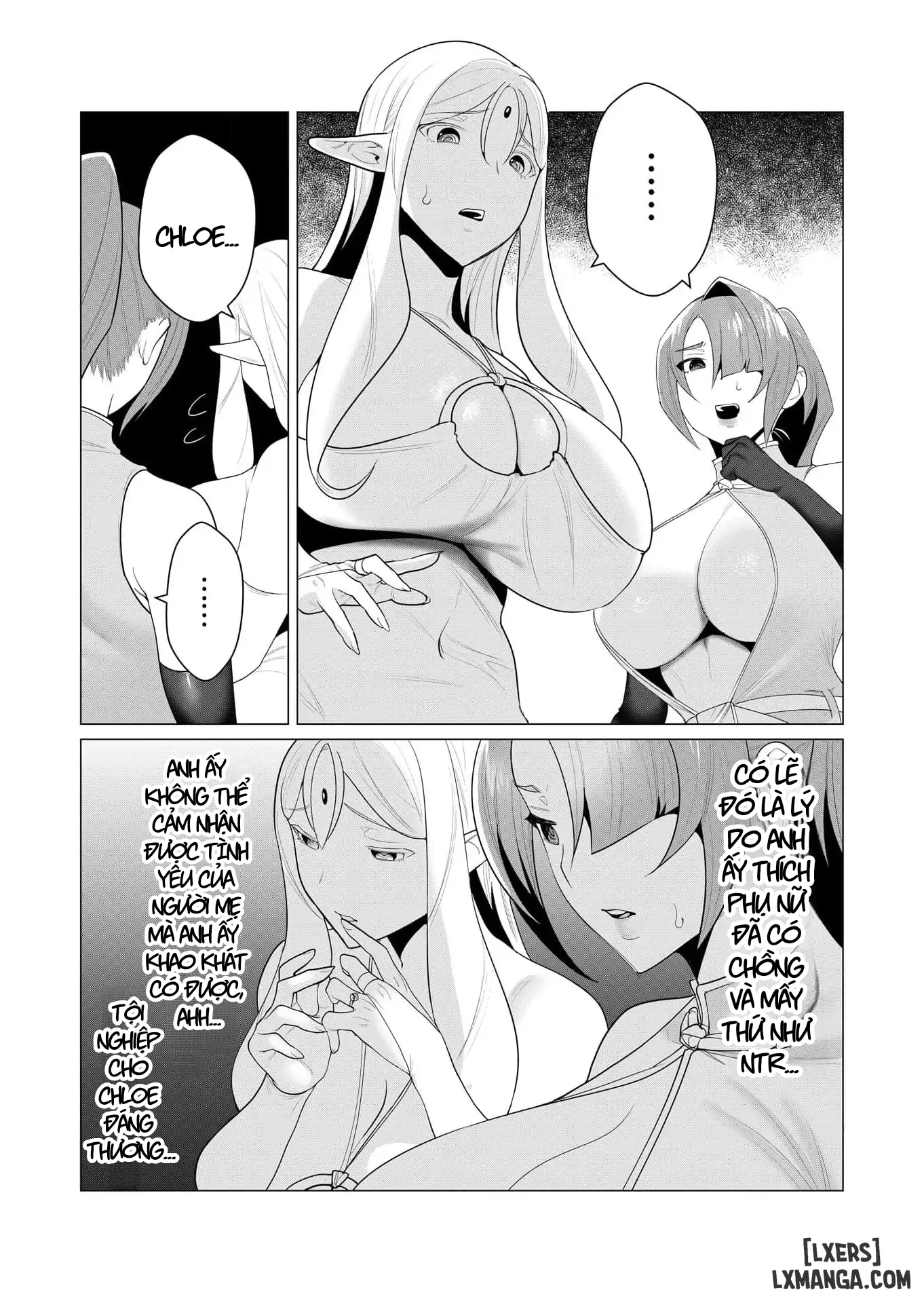 HentaiVN.net - Ảnh 20 - Vị Anh Hùng Muốn “Vợ Người Ta” Làm Phần Thưởng - Chap 3 : Threesome