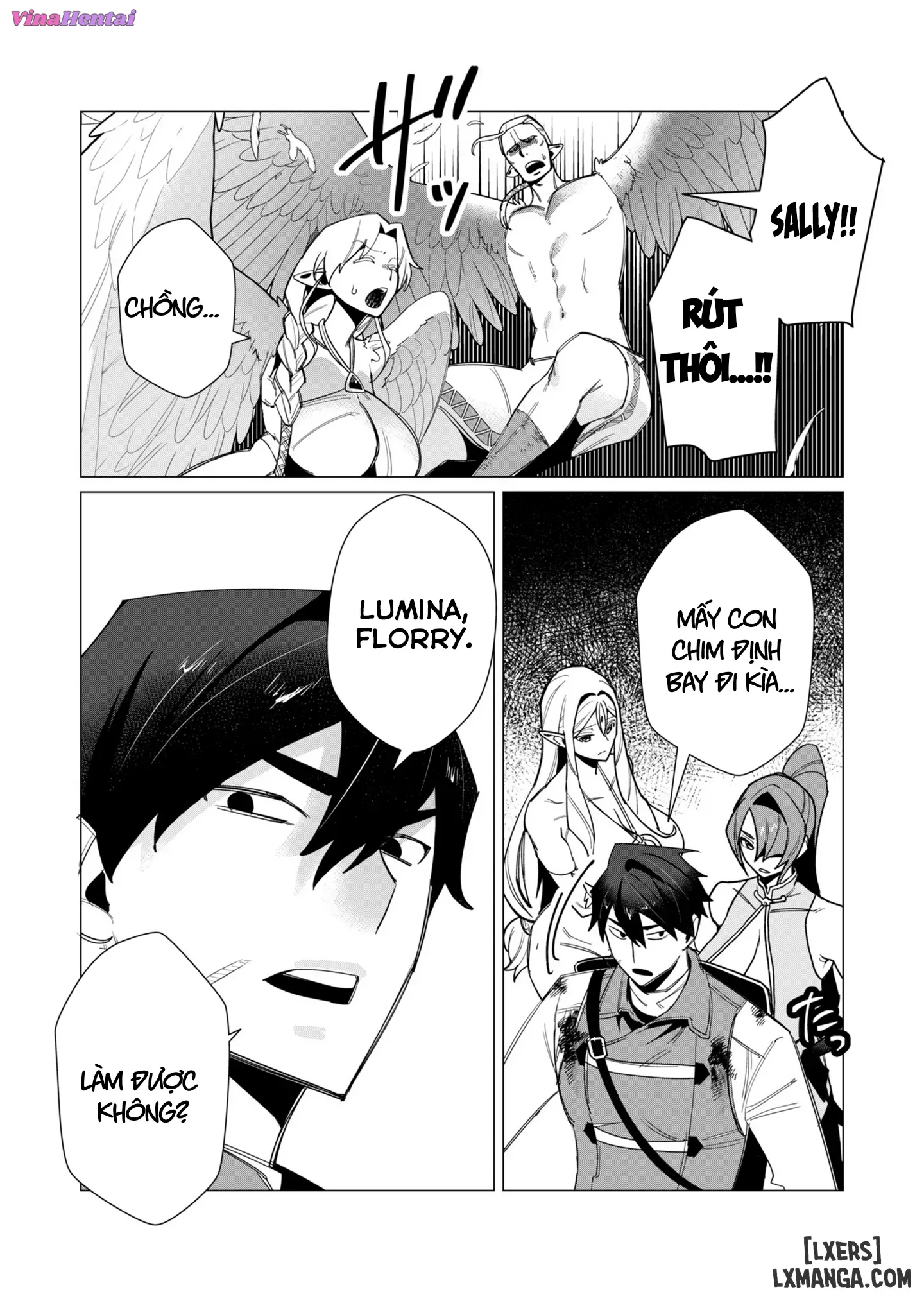 HentaiVN.net - Ảnh 20 - Vị Anh Hùng Muốn “Vợ Người Ta” Làm Phần Thưởng - Chap 9 : Dũng Sĩ x Harpy (phần 2)