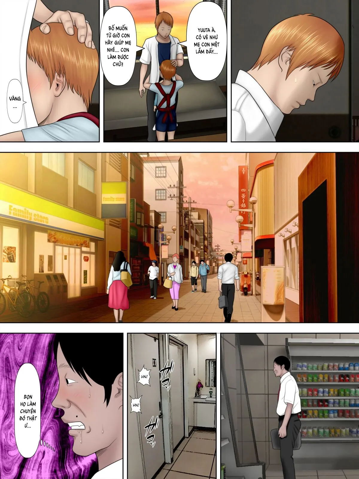 HentaiVN.net - Ảnh 20 - Manbiki Mama to Tencho no Musuko [Shoplifting Mom And Store Manager's Son] - Chap 1