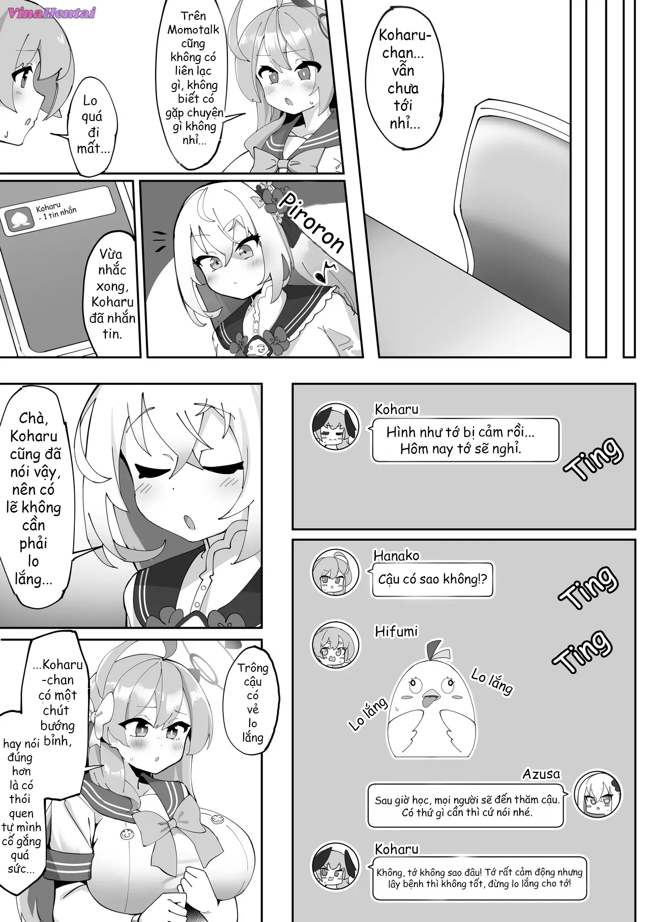 HentaiVN.net - Ảnh 21 - Futanari Koharu-chan vs Hanako-chan Manga - Chap 1
