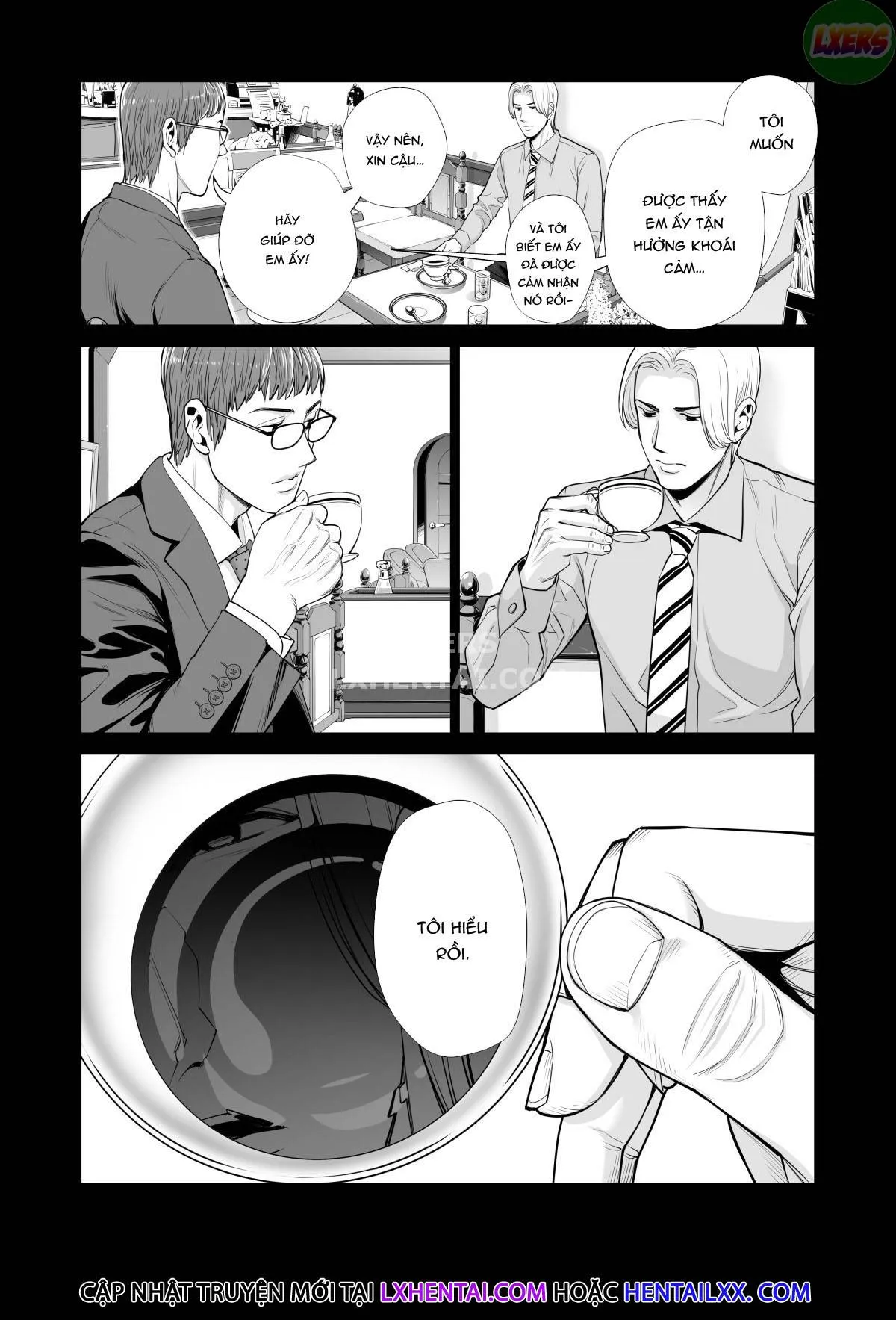 HentaiVN.net - Ảnh 20 - A Housewife Stolen By A Coworker Besides Her Blackout Drunk Husband [Tsukiyo No Midare Zake (Zenpen) Moonlit Intoxication; Tsukiyo No Midare Zake (Kouhen) Moonlit Intoxication] - Chap 3
