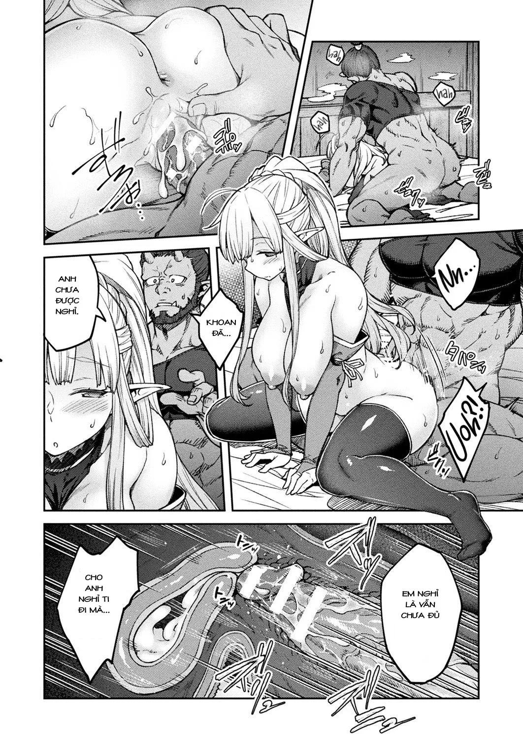 HentaiVN.net - Ảnh 18 - Himono Erufu, Kozukuri o Suru [干物エルフ、子作りをする。] - Oneshot