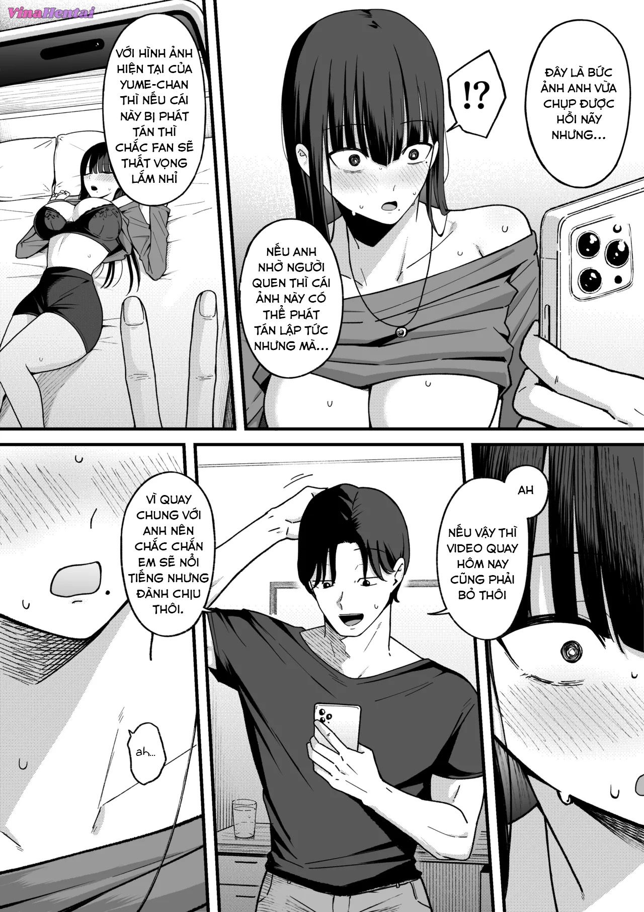 HentaiVN.net - Ảnh 21 - Anotoki Futteshimatta Moto Inkya no Onna Tomodati ga Ura Aka Haisinsya ni Natta Riyuu. - Oneshot