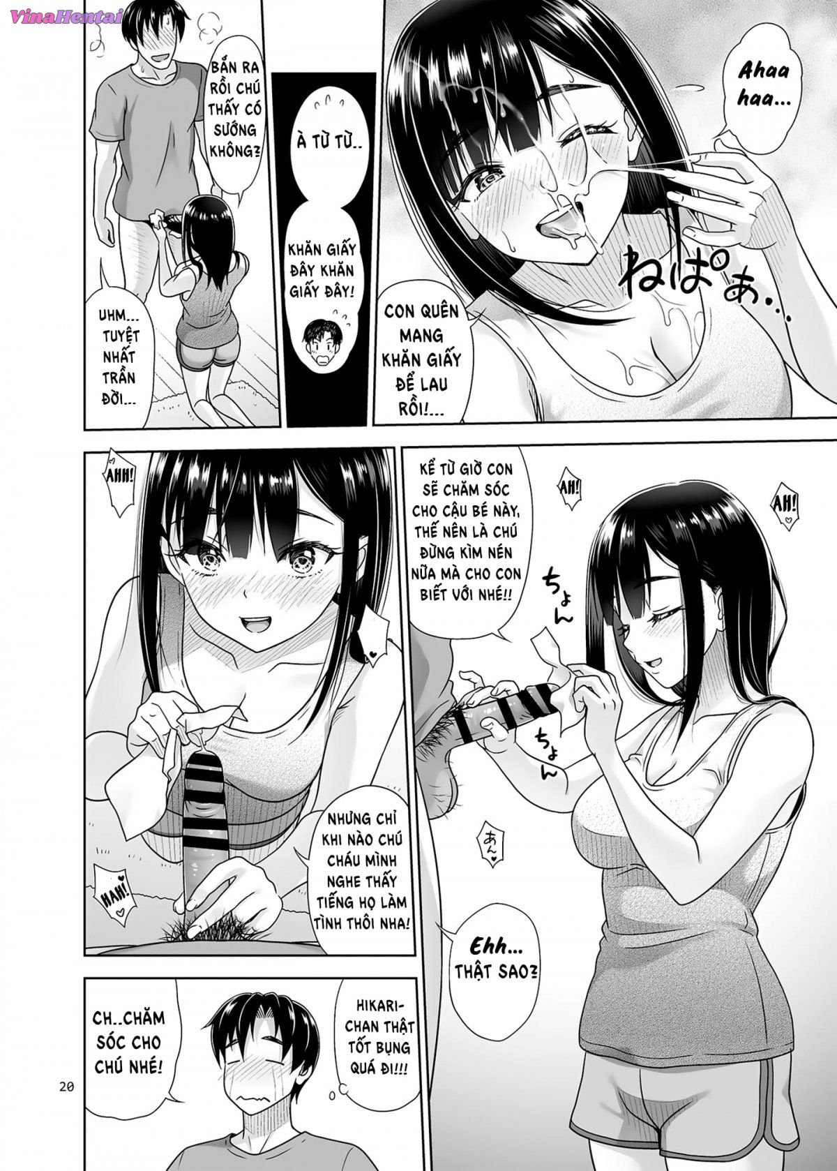 HentaiVN.net - Ảnh 20 - Tôi lấy nó ra giúp bạn nhé? - Oneshot