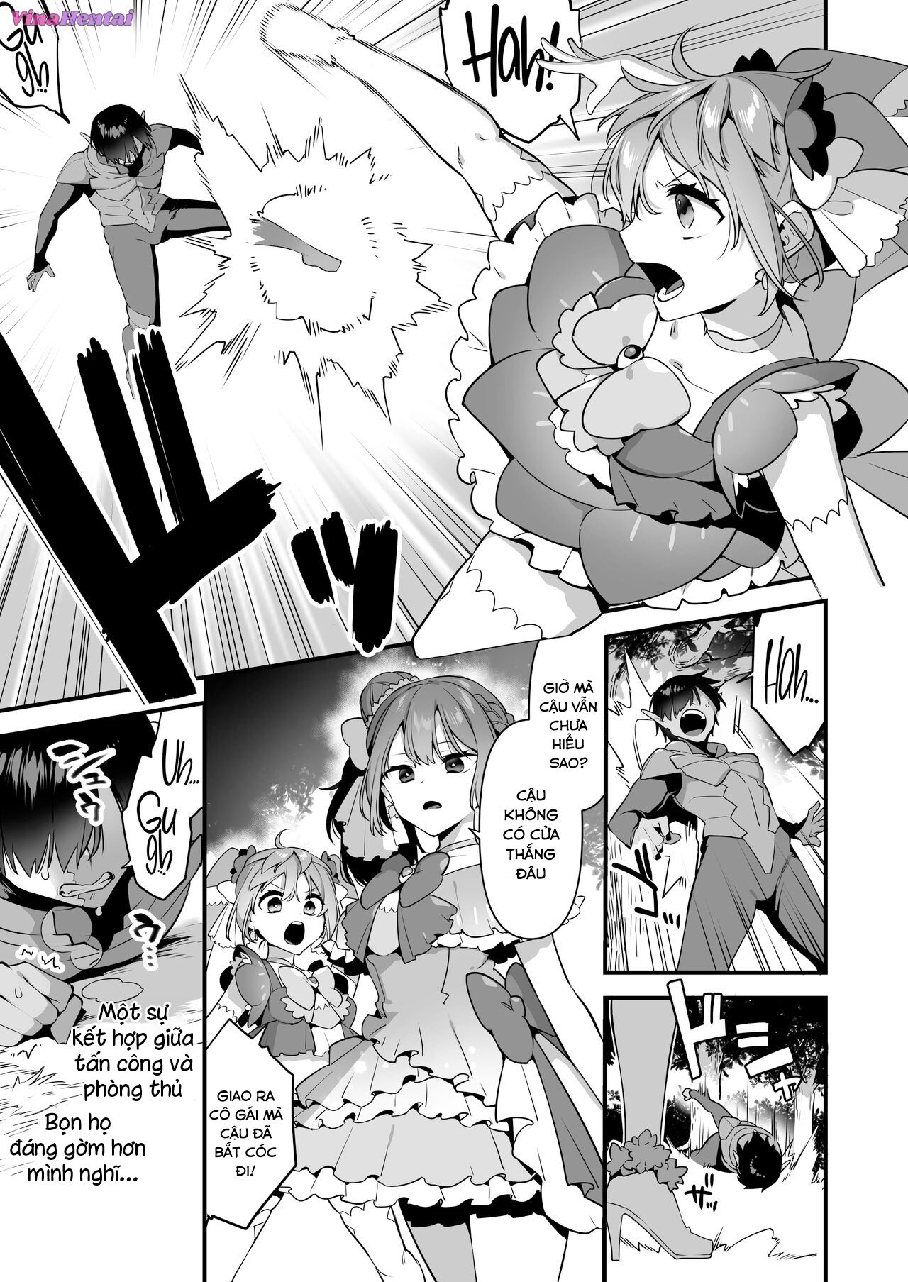 HentaiVN.net - Ảnh 21 - Aku no Tesaki ni Natta node. ~Mahou Shoujo o Ryoujoku Shimasu~ 2 - Chap 1