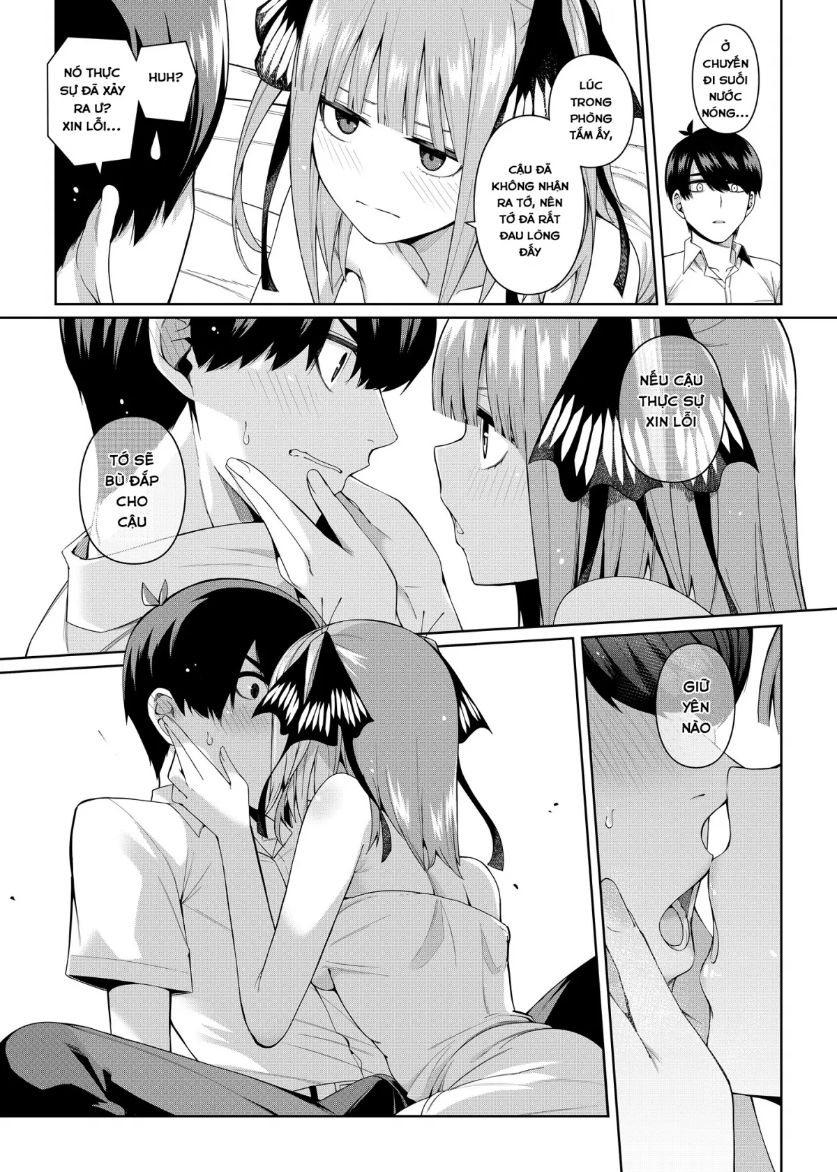 HentaiVN.net - Ảnh 20 - Nibun no Yuudou (Gotoubun no Hanayome) [Half Seduction] - Oneshot