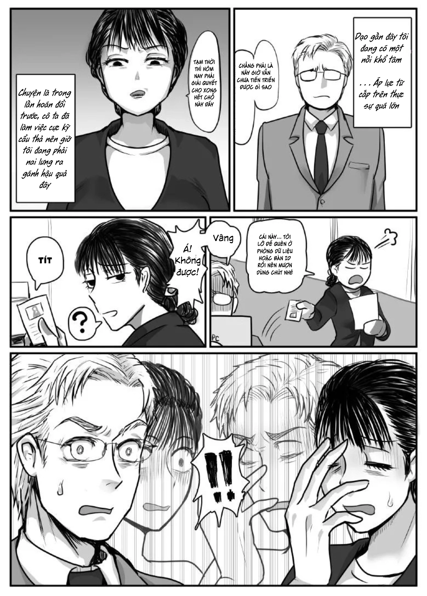 HentaiVN.net - Ảnh 21 - Hoán đổi thân xác với nữ nhân viên văn phòng - Oneshot