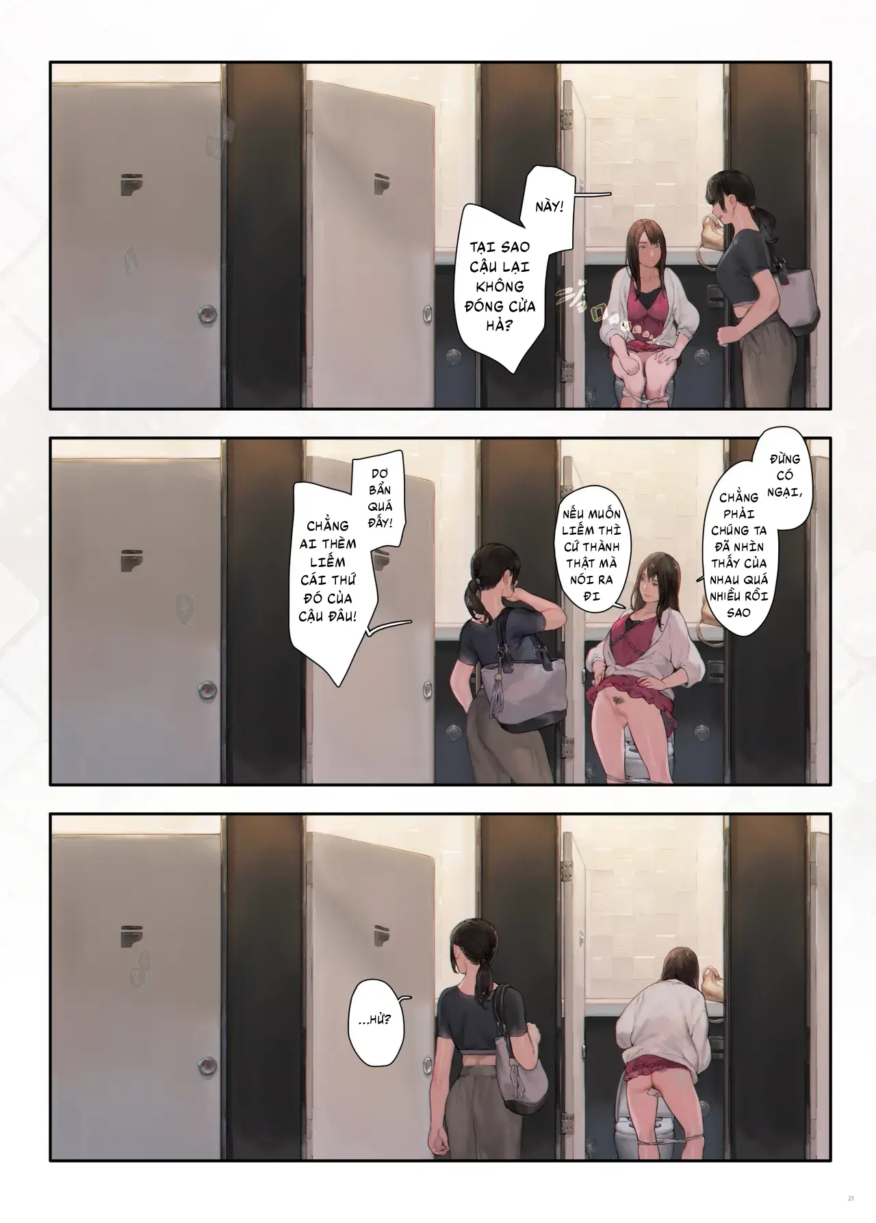 HentaiVN.net - Ảnh 20 - Người vợ hàng xóm trông có vẻ rảnh rỗi ở nhà vào ngày nghỉ - Chap 2