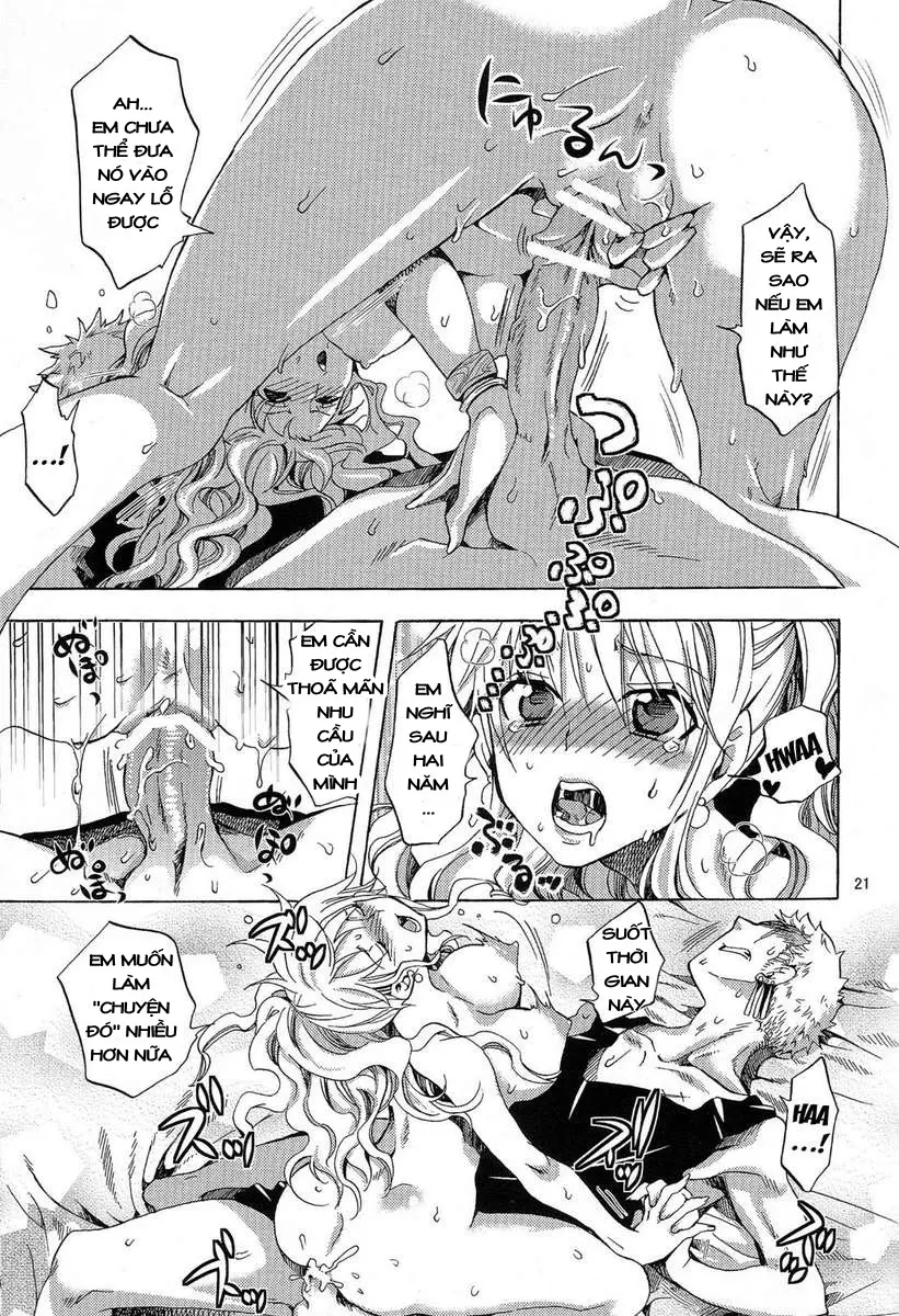 HentaiVN.net - Ảnh 20 - [Yu-ri (Kurione-Sha)] Kankitsukei Kanojo | Citrus-Style Girlfriend (One Piece) - Oneshot