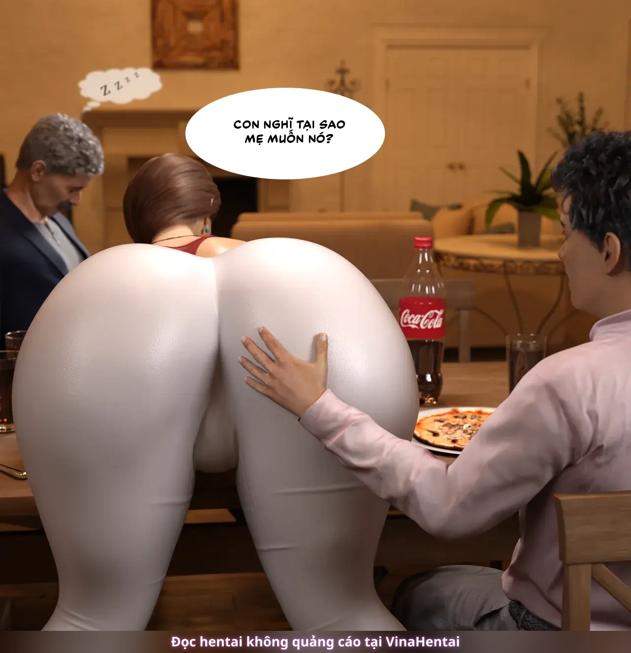HentaiVN.net - Ảnh 22 - Farrahs và Damons Vacation [Rev2019] - Dinner time .1