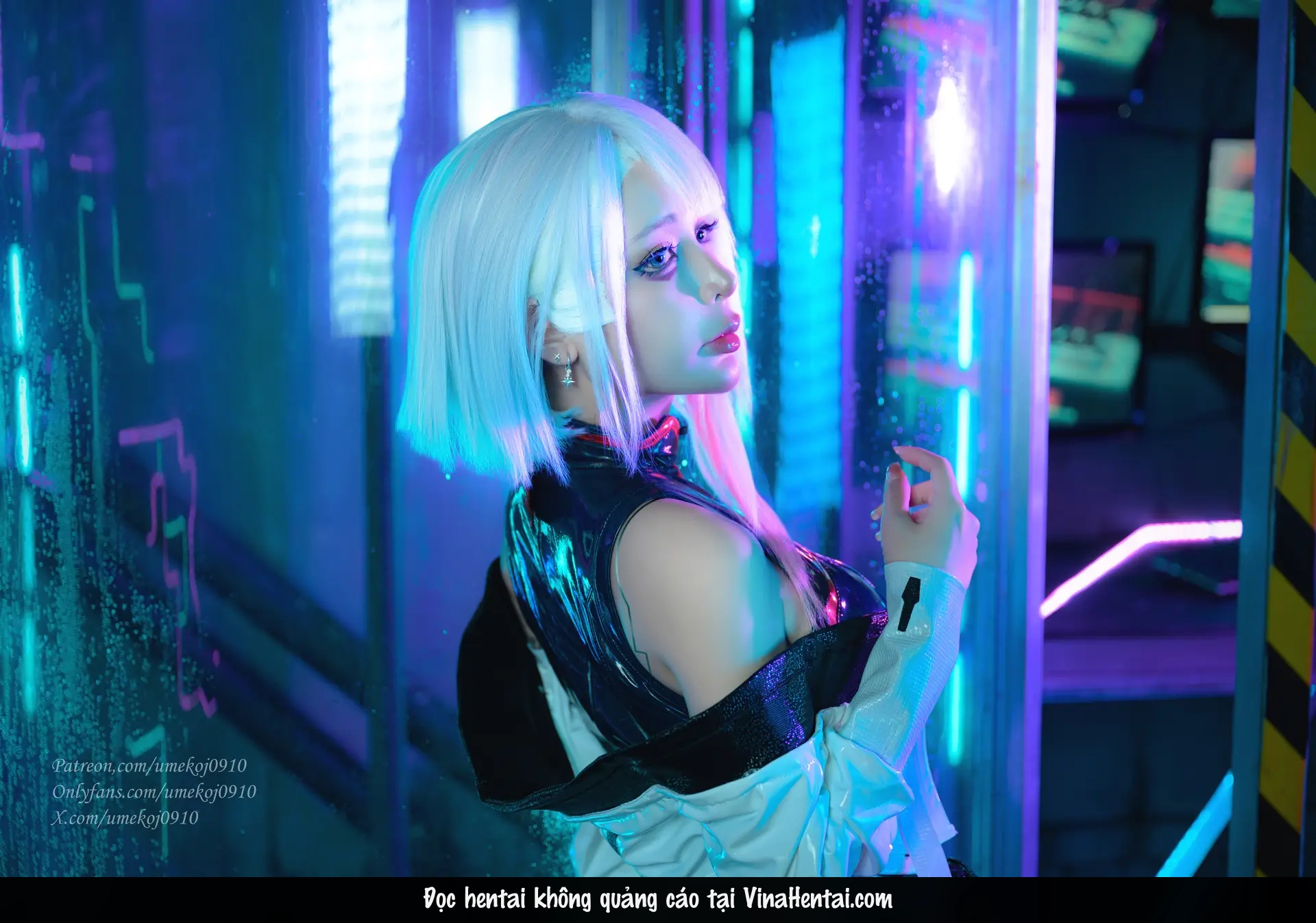 HentaiVN.net - Ảnh 19 - UmekoJ Cosplay Lucy Cyberpunk Edgerunner - Chương 1
