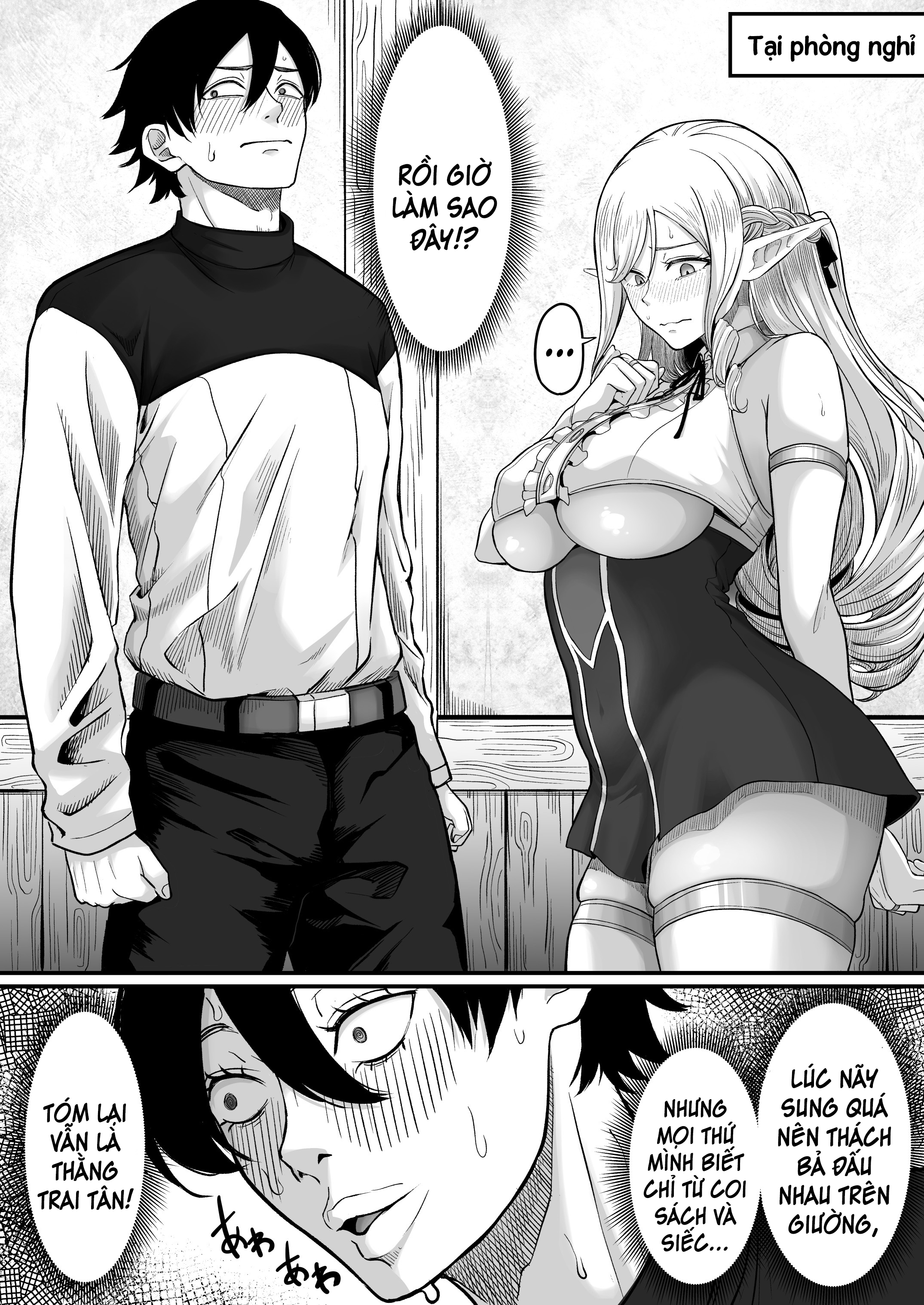 HentaiVN.net - Ảnh 20 - Lỗ Hậu Phiêu lưu ký ở một thế giới khác-Elf Edition! - phần 1, hoặc là oneshot idk...