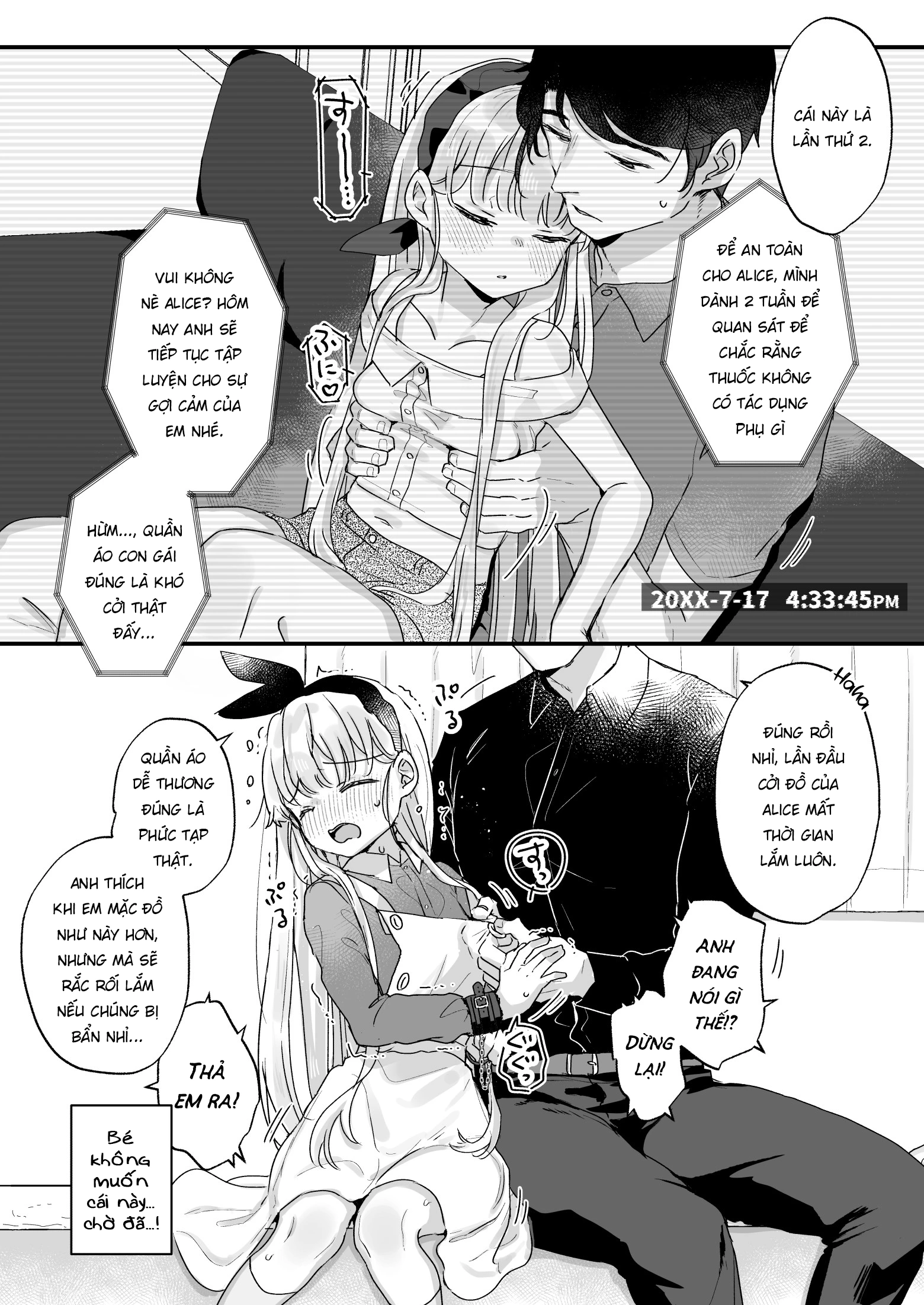 HentaiVN.net - Ảnh 21 - Anh hàng sớm lập dị cứ gọi bé là Alice - Chap 1