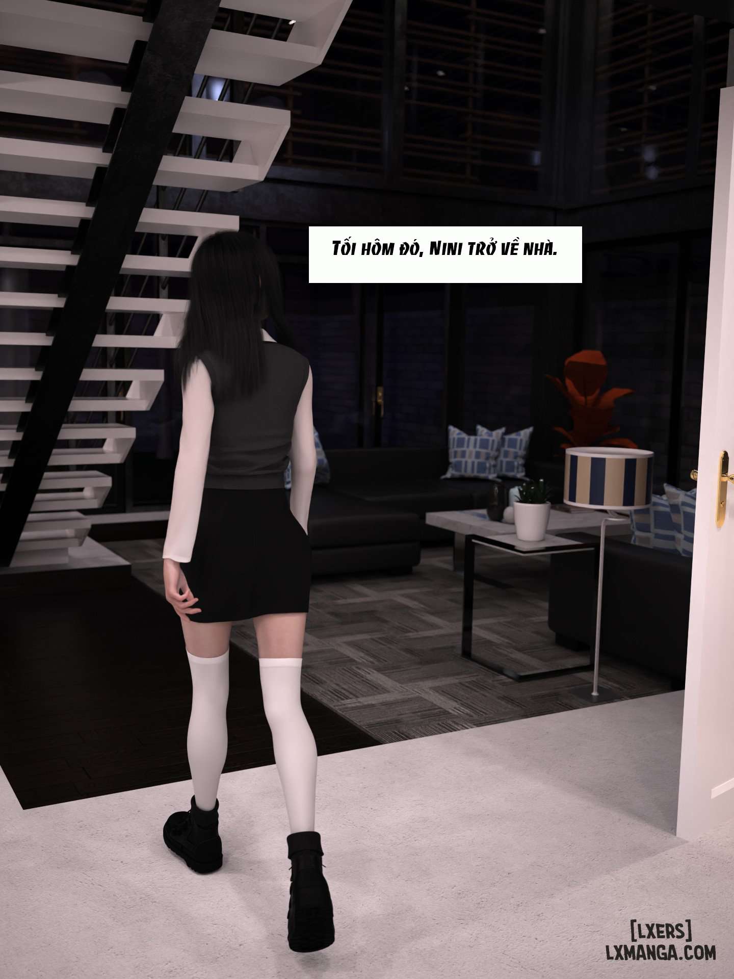 HentaiVN.net - Ảnh 21 - Chăm Sóc Vợ Và Con Gái Thằng Bạn - Chapter 2