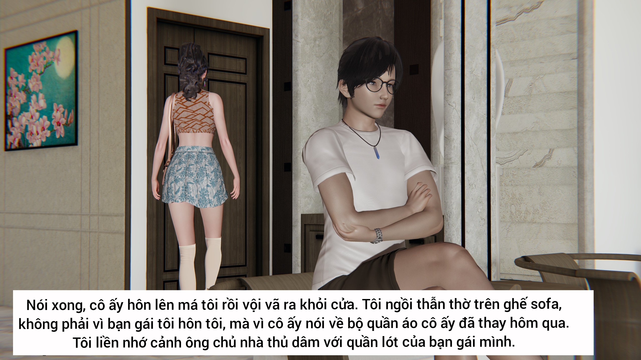 HentaiVN.net - Ảnh 22 - Vạch trần bạn gái Tiểu Nguyệt - Chap3: buổi tụ họp