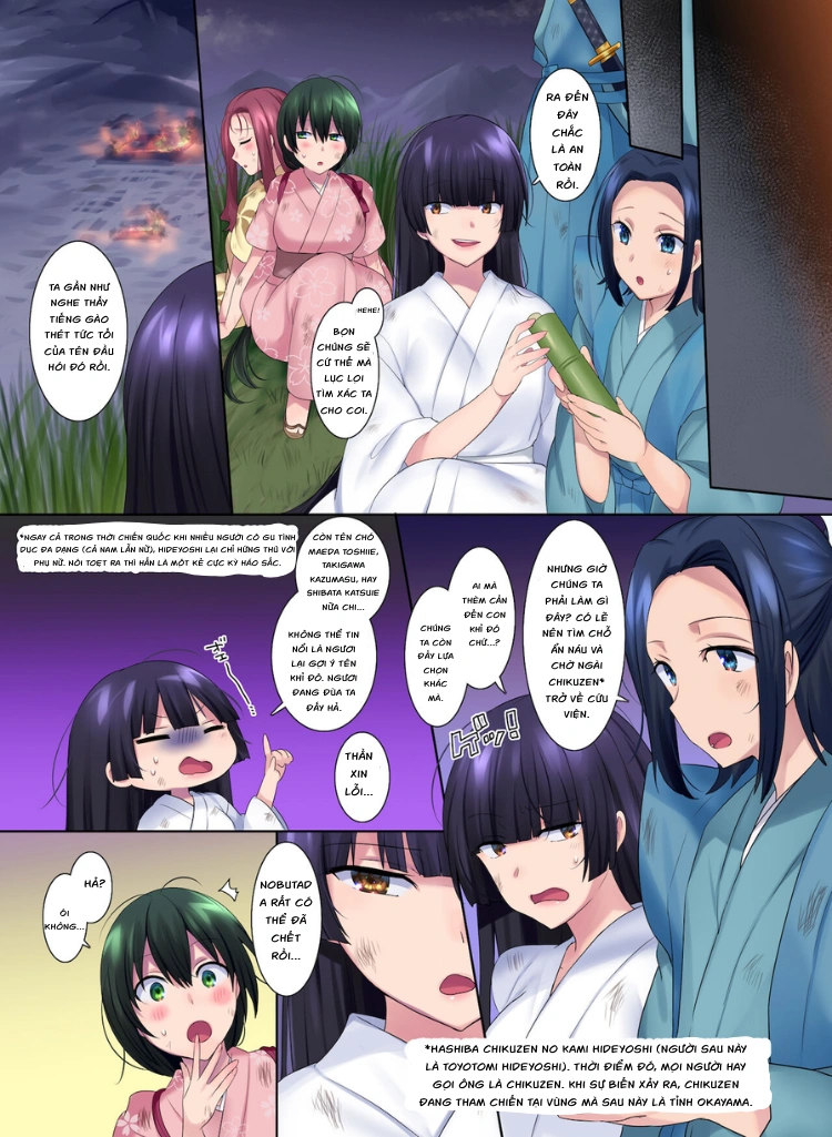 HentaiVN.net - Ảnh 21 - Sự biến đổi của Honnoji ~Nobunaga bị biến thành một cô gái - Oneshot